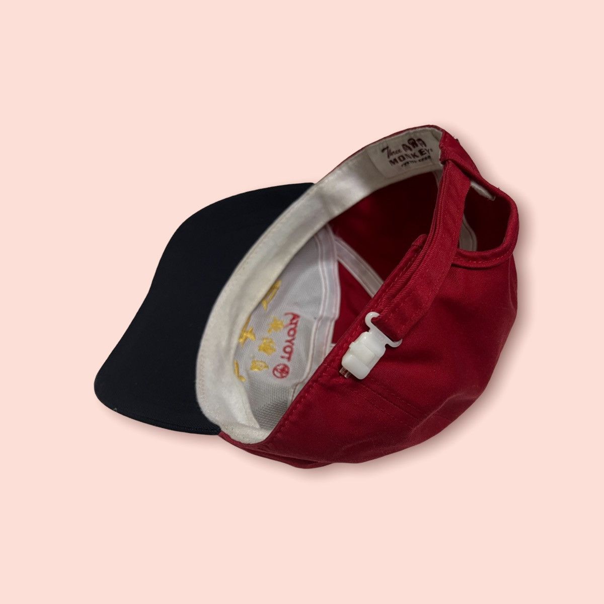 Japanese Brand × Vintage VINTAGE TOYOTA 3 MONKEY KANJI RACING CAP Size ONE SIZE - 13 Thumbnail