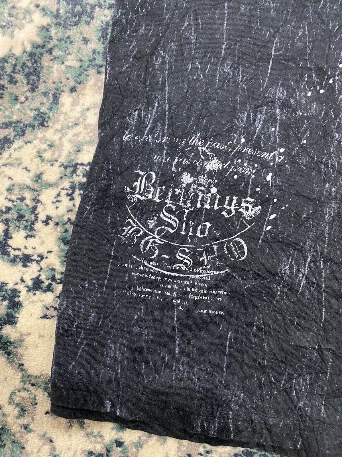Japanese Brand 🔥 Rare 🔥 Punk Style Poem Chain Collar T Shirt Size US M / EU 48-50 / 2 - 6 Thumbnail