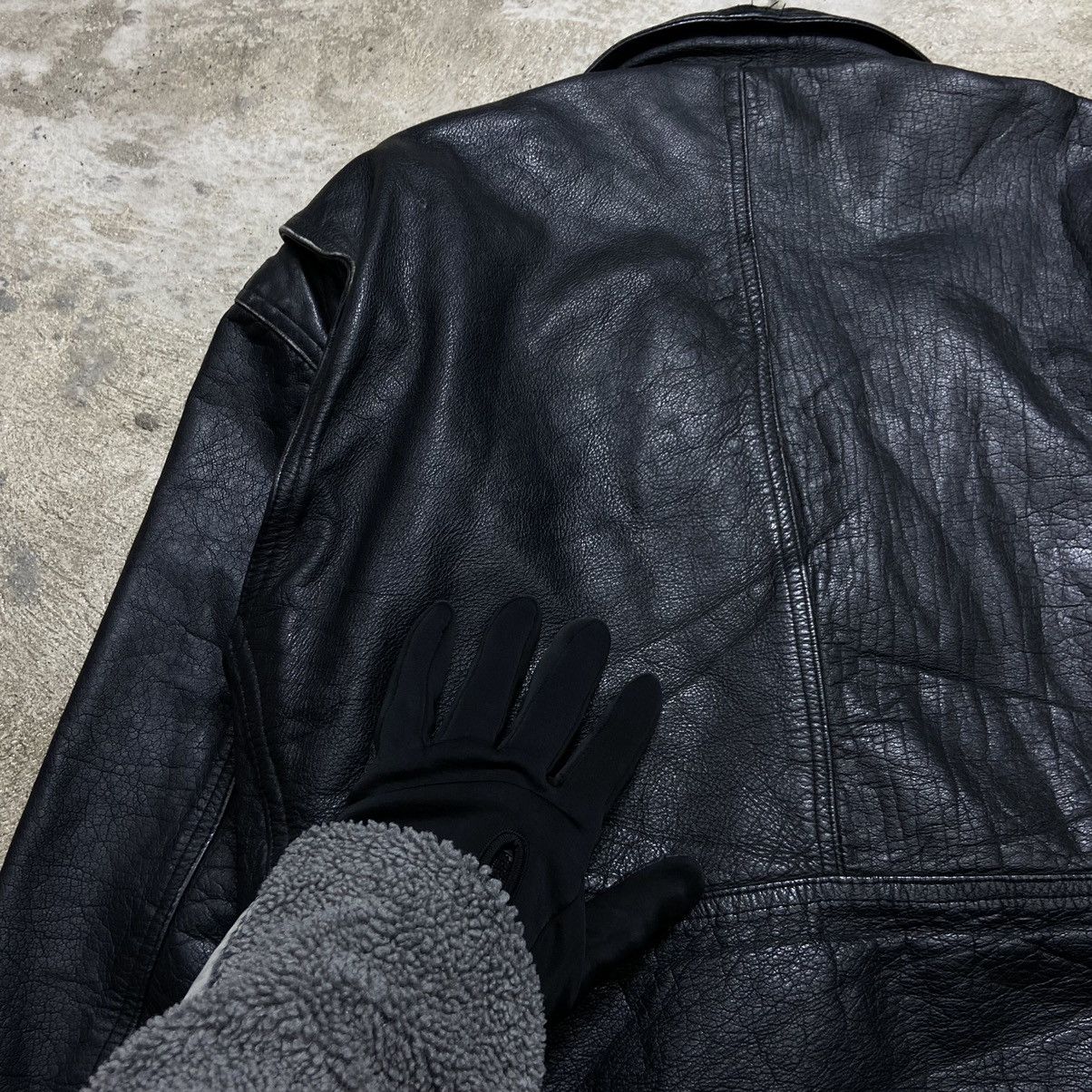 Genuine Leather 1970s LEATHER JACKET- № 2274 Size US L / EU 52-54 / 3 - 8 Thumbnail