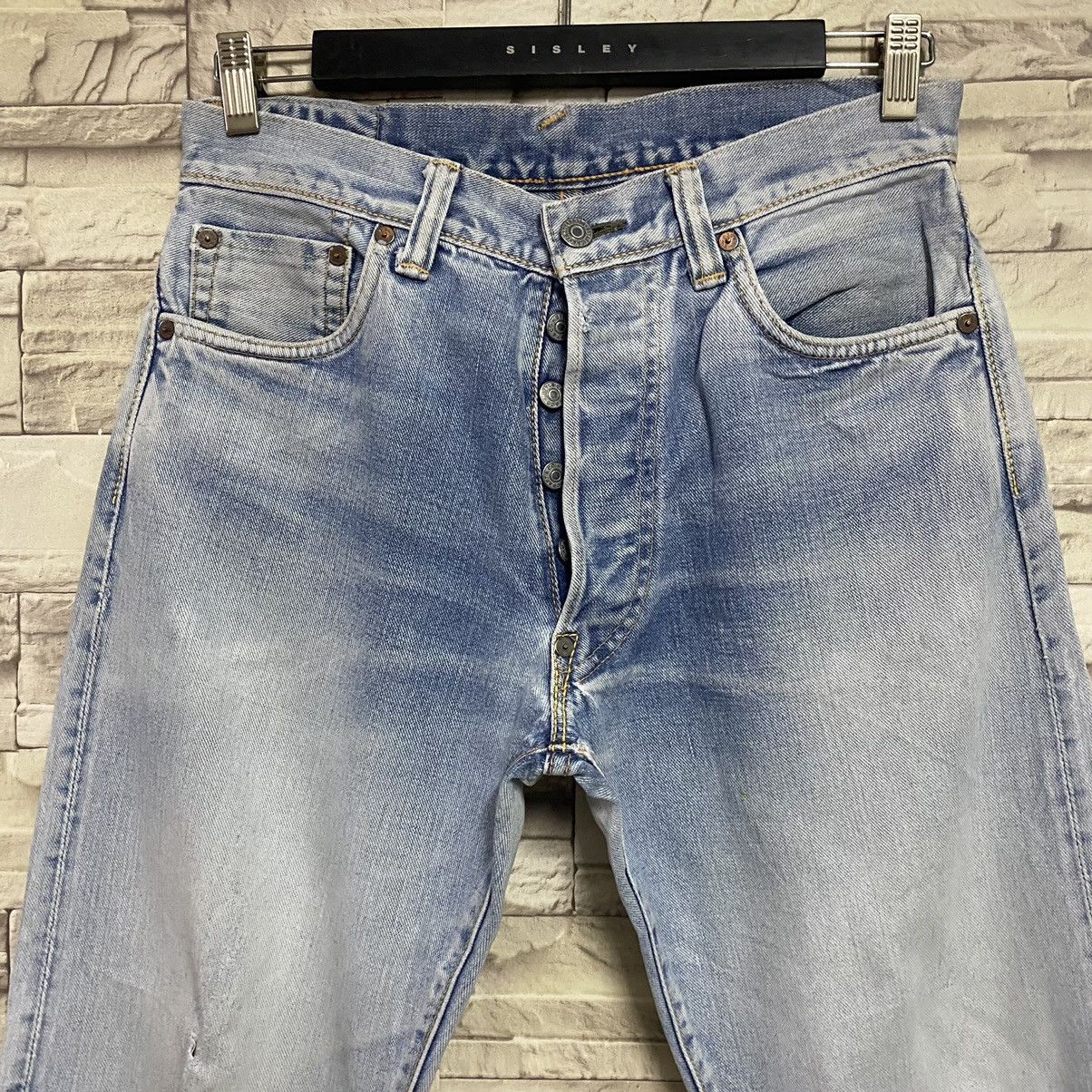 Evisu Vintage Evisu No2 Overwashed Denim Selvedge Jeans Size US 30 / EU 46 - 4 Thumbnail