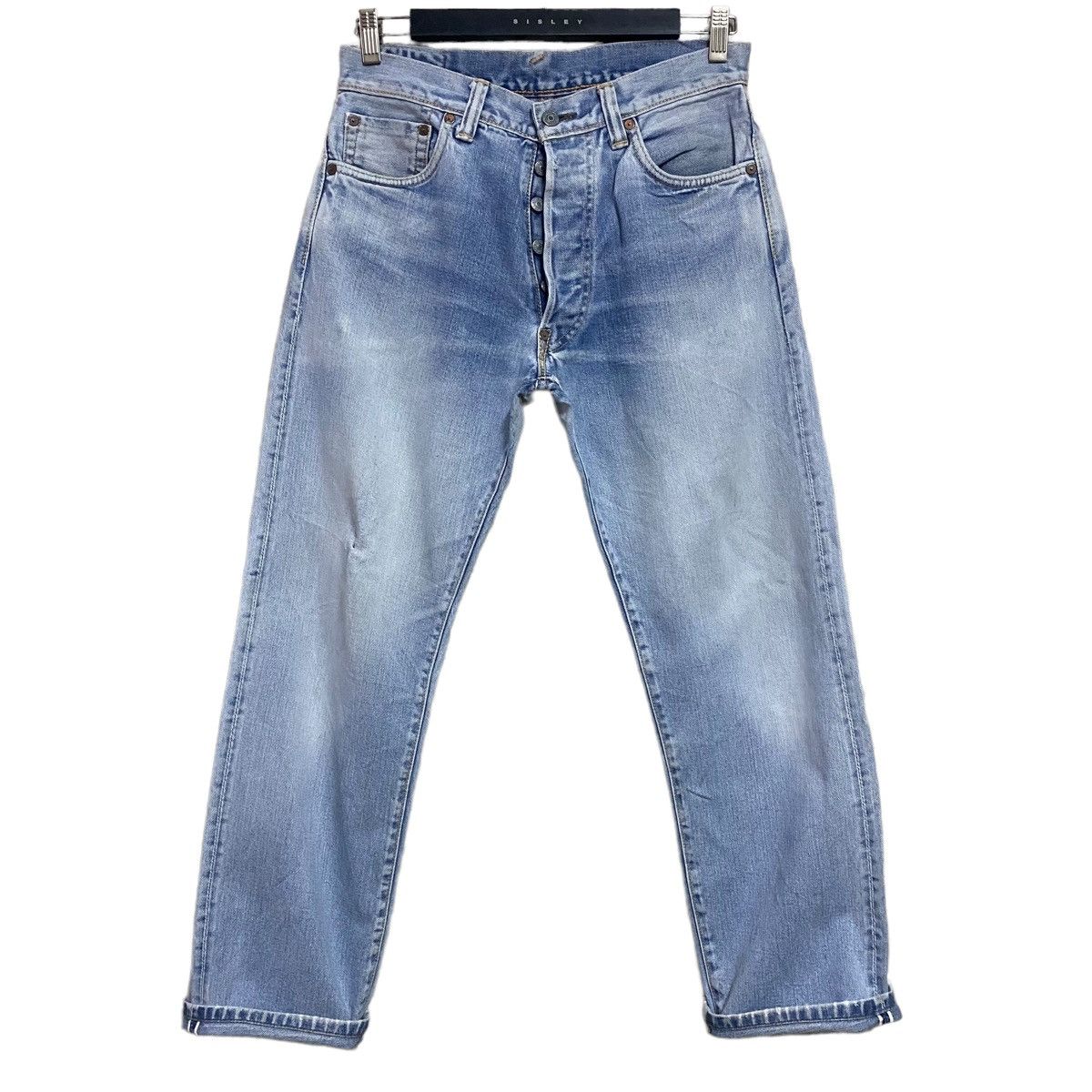 Evisu Vintage Evisu No2 Overwashed Denim Selvedge Jeans Size US 30 / EU 46 - 1 Thumbnail