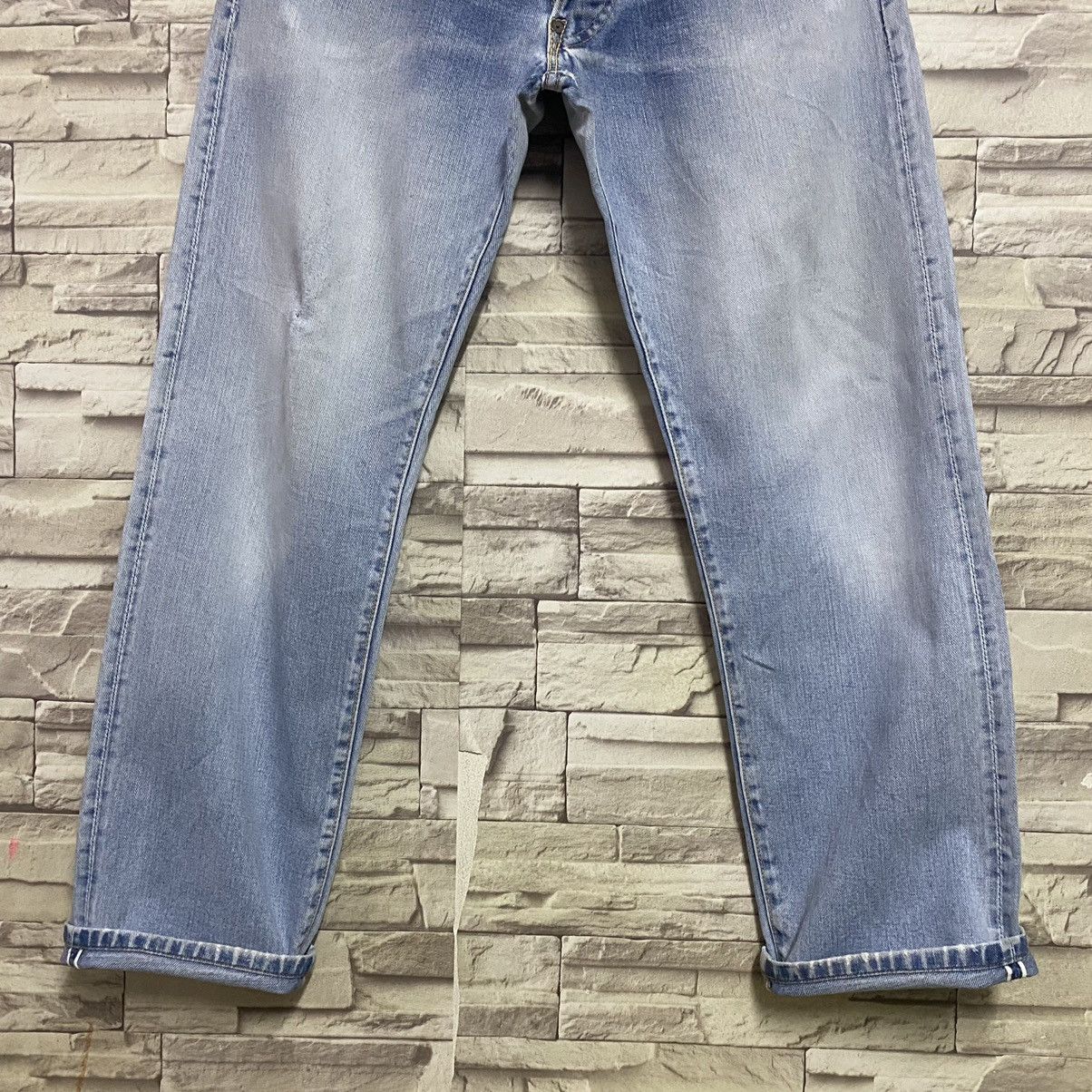 Evisu Vintage Evisu No2 Overwashed Denim Selvedge Jeans Size US 30 / EU 46 - 9 Thumbnail
