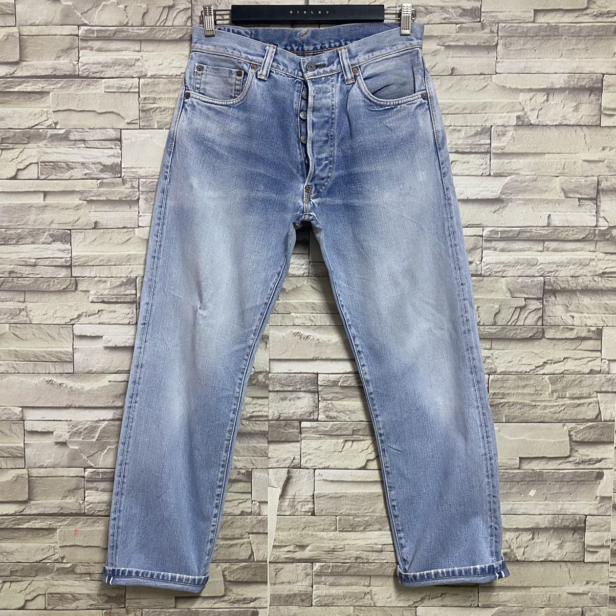 Evisu Vintage Evisu No2 Overwashed Denim Selvedge Jeans Size US 30 / EU 46 - 3 Thumbnail