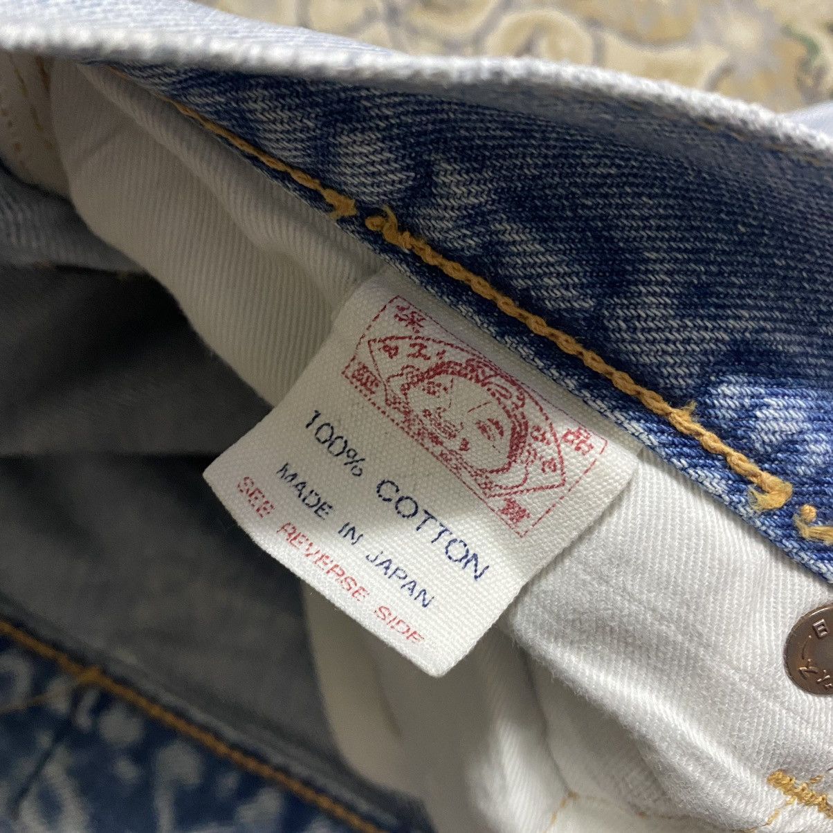 Evisu Vintage Evisu No2 Overwashed Denim Selvedge Jeans Size US 30 / EU 46 - 20 Thumbnail