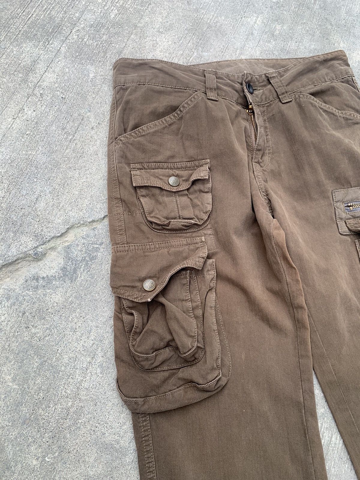Japanese Brand Et boite flared tactical multipocket cargo pants for women Size US 30 / EU 46 - 4 Thumbnail