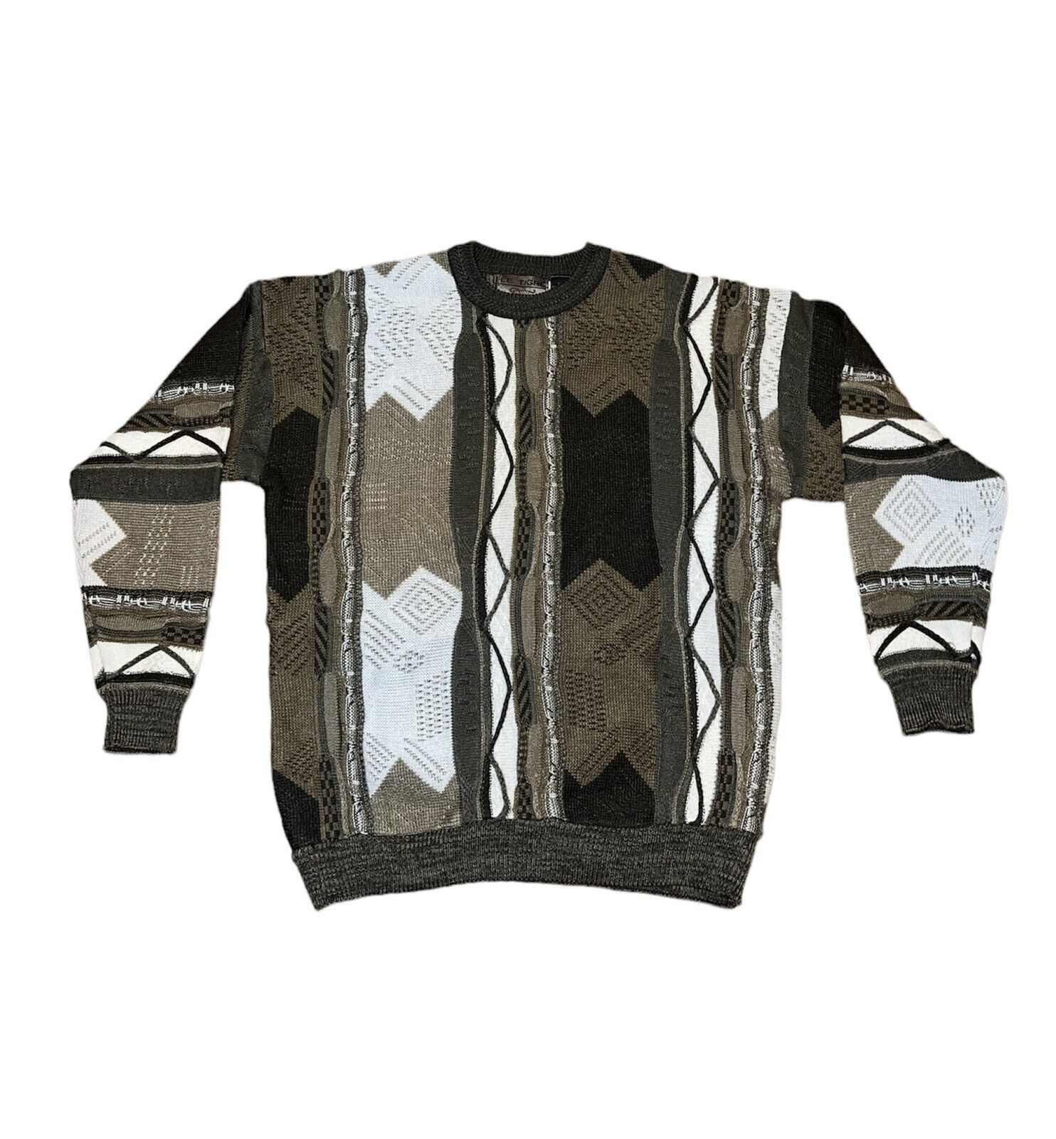 Pull Rayé Le Tigre Taille L - Mélange Coton, Col Rond - Porté Une Seule Fois, Très Bon état Occasion