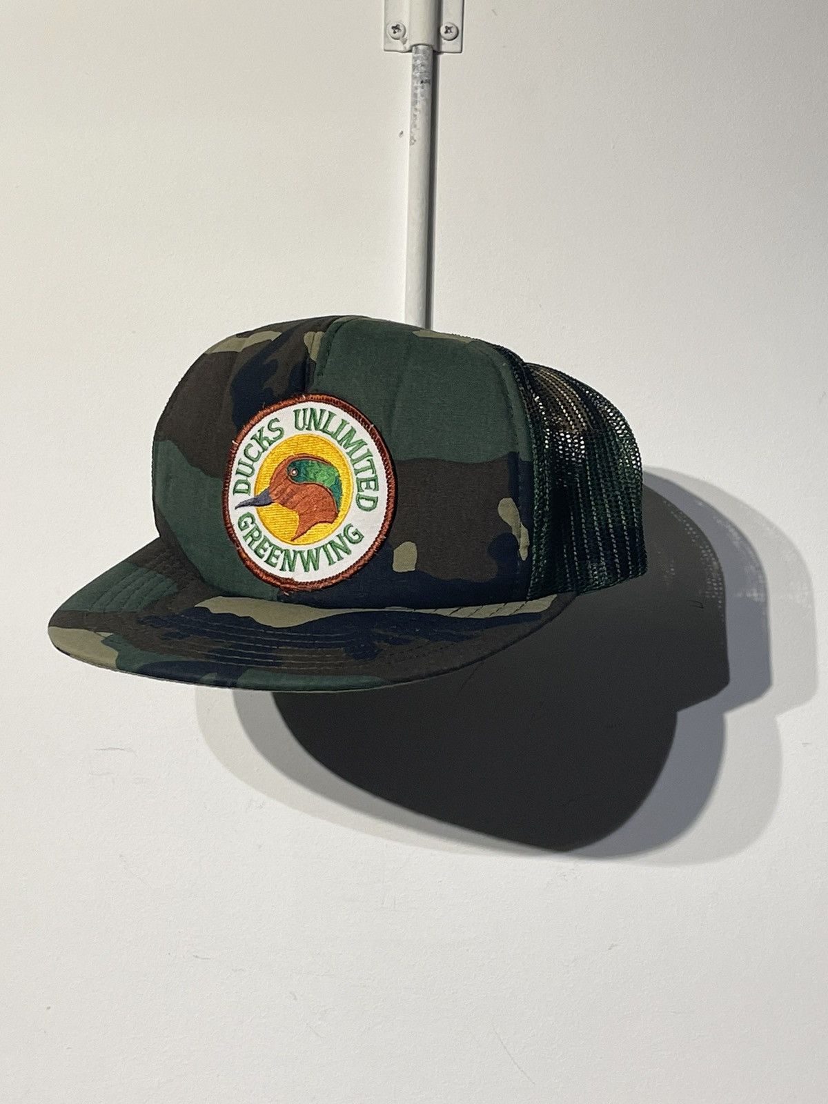 Vintage Vintage 1980s Ducks Unlimited Mesh Back Trucker Hat Size ONE SIZE - 2 Thumbnail