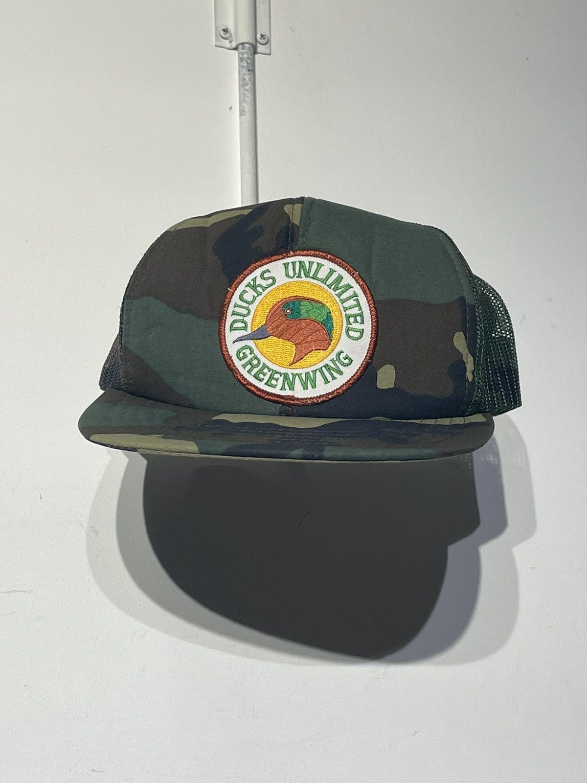Vintage Vintage 1980s Ducks Unlimited Mesh Back Trucker Hat Size ONE SIZE - 1 Thumbnail
