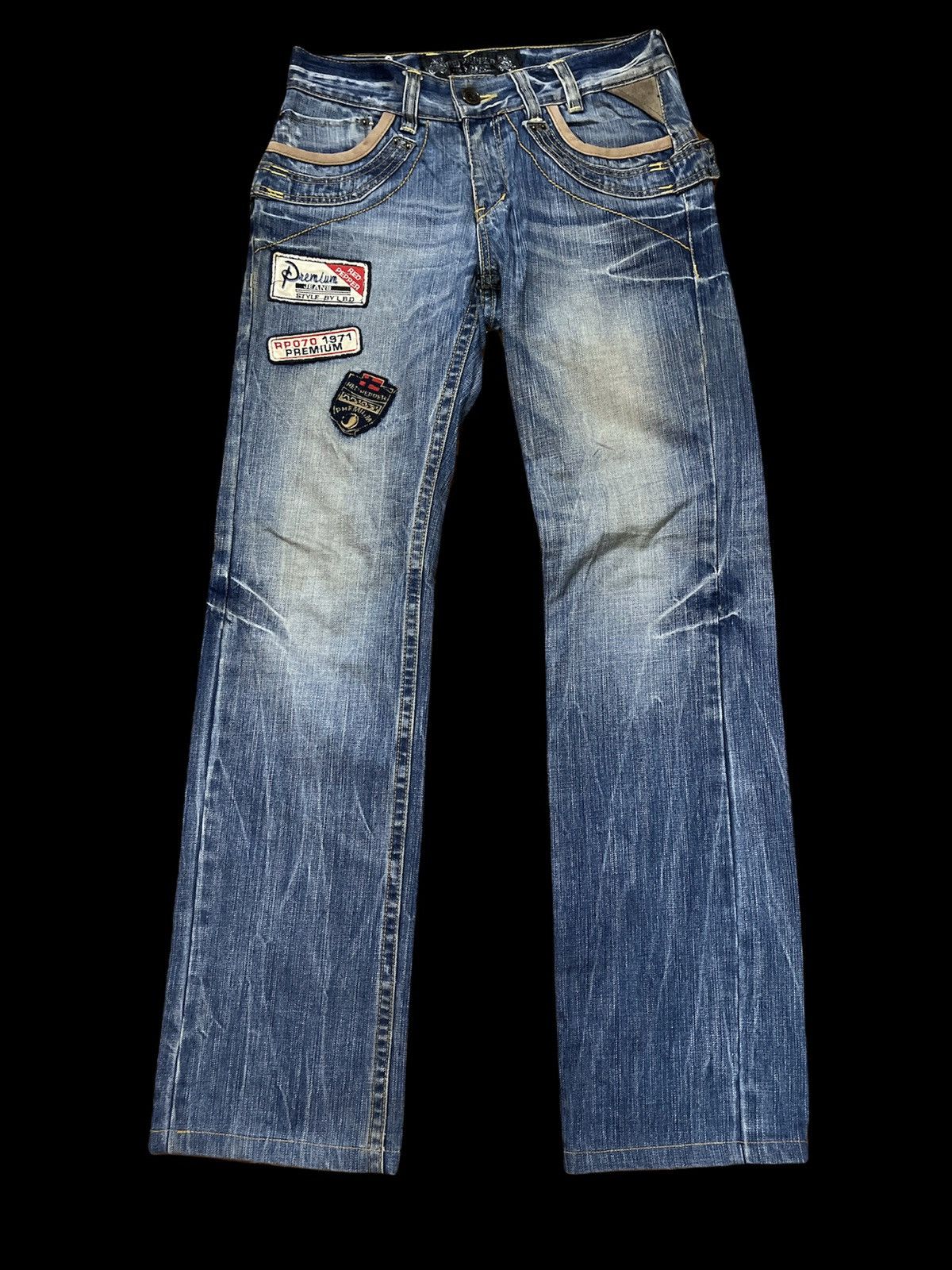 GRAILED🔥Special Edition Red Pepper Distressed Denim Jeans