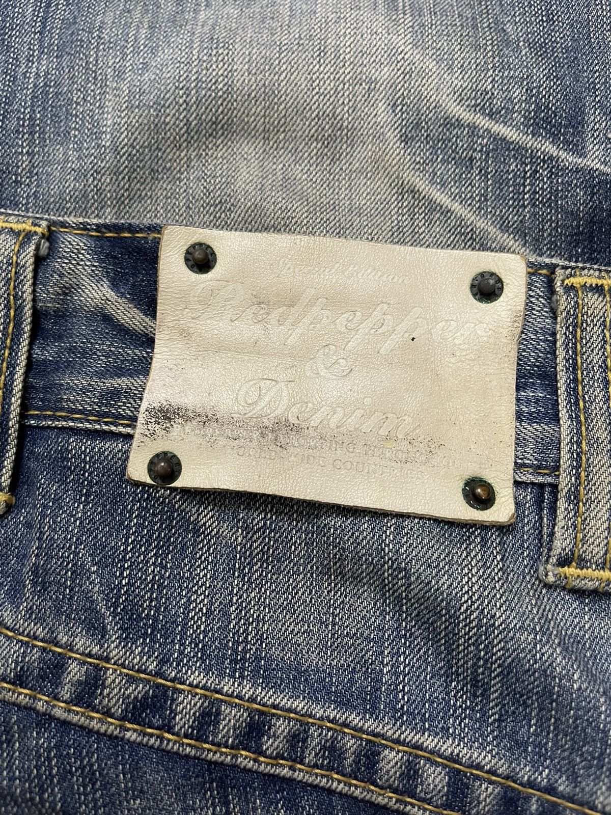 Japanese Brand × Kapital GRAILED🔥Special Edition Red Pepper Distressed Denim Jeans Size US 30 / EU 46 - 5 Thumbnail
