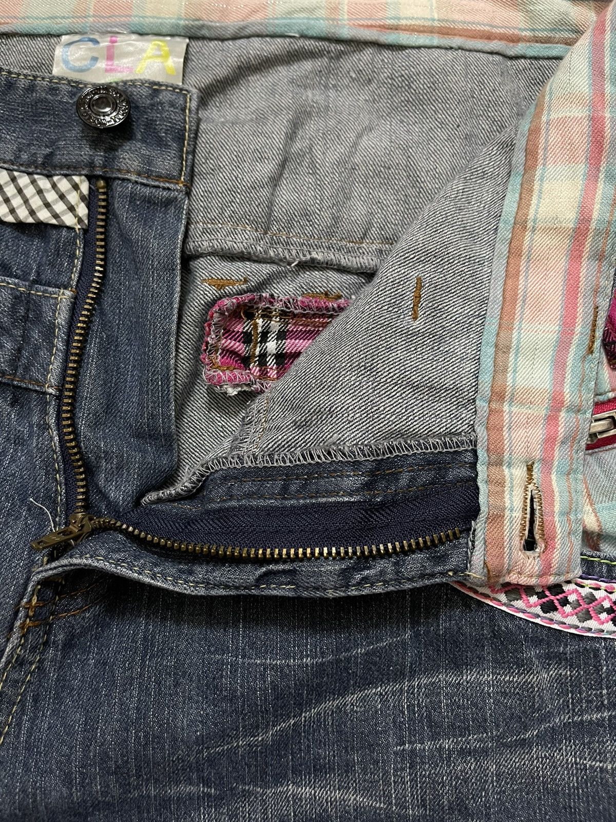 Designer × Japanese Brand Japanese Brand Double Waist Denim Jeans Size US 32 / EU 48 - 3 Thumbnail