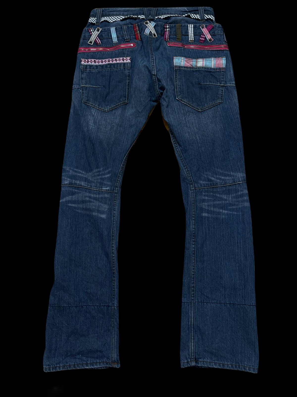 Designer × Japanese Brand Japanese Brand Double Waist Denim Jeans Size US 32 / EU 48 - 2 Thumbnail