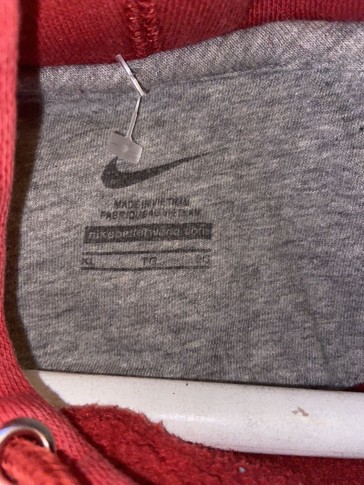 Nike × Vintage Vintage Distressed Nike Center swoosh Stanford Nike hoodie Size US XL / EU 56 / 4 - 3 Thumbnail