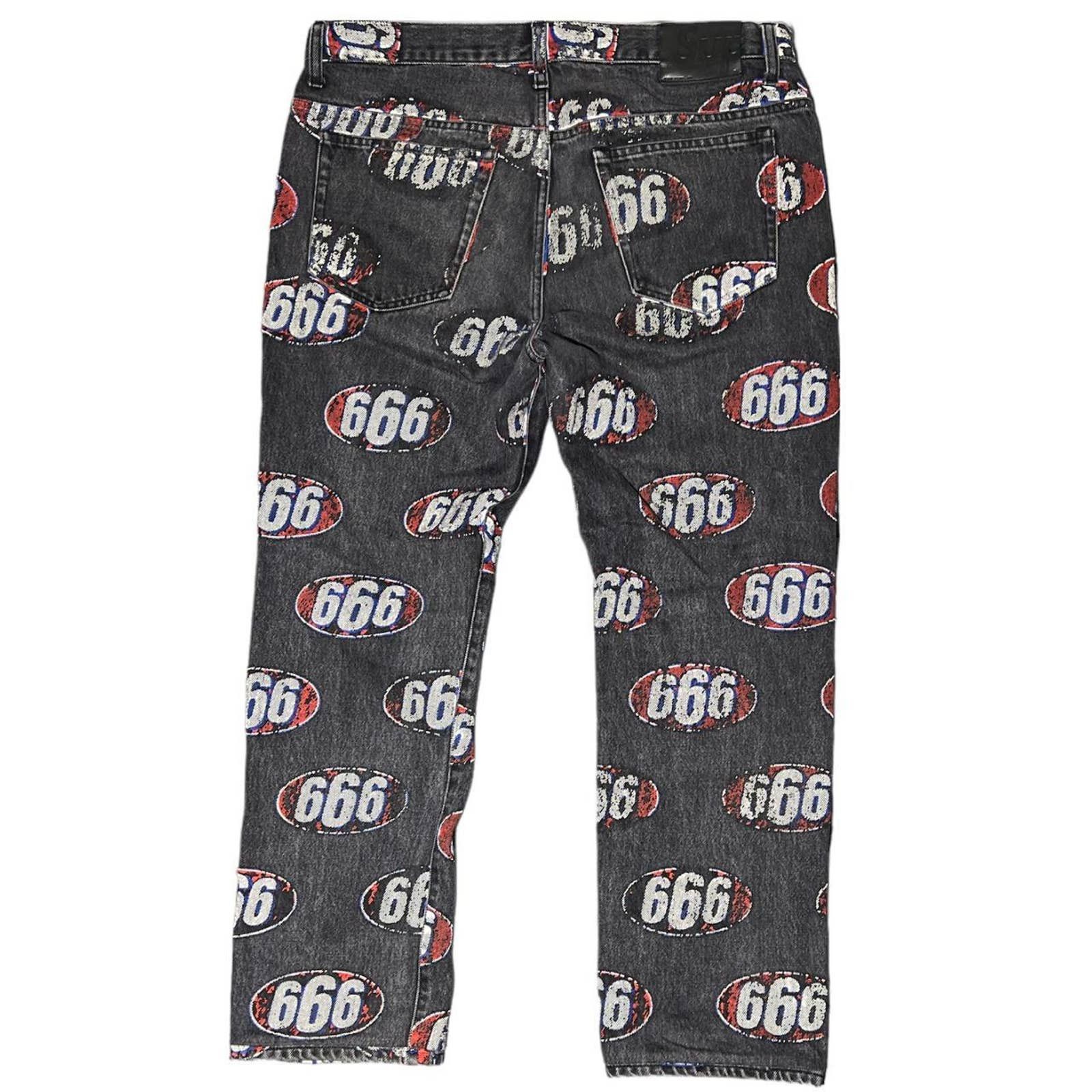 Supreme Supreme 666 denim sz 32 Size US 32 / EU 48 - 2 Thumbnail