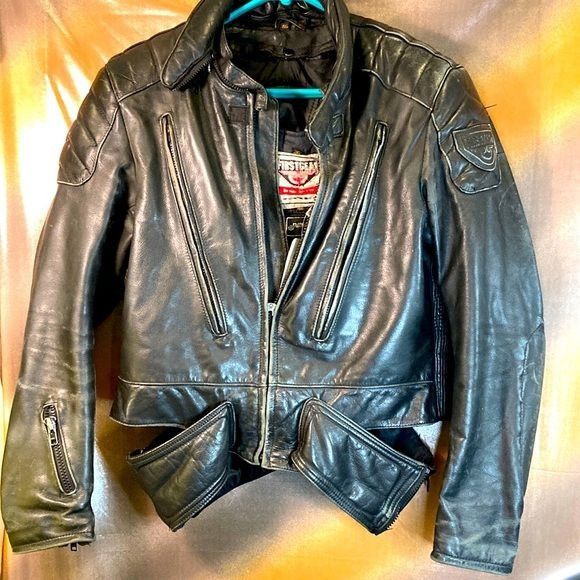 firstgear leather motorcycle jacket