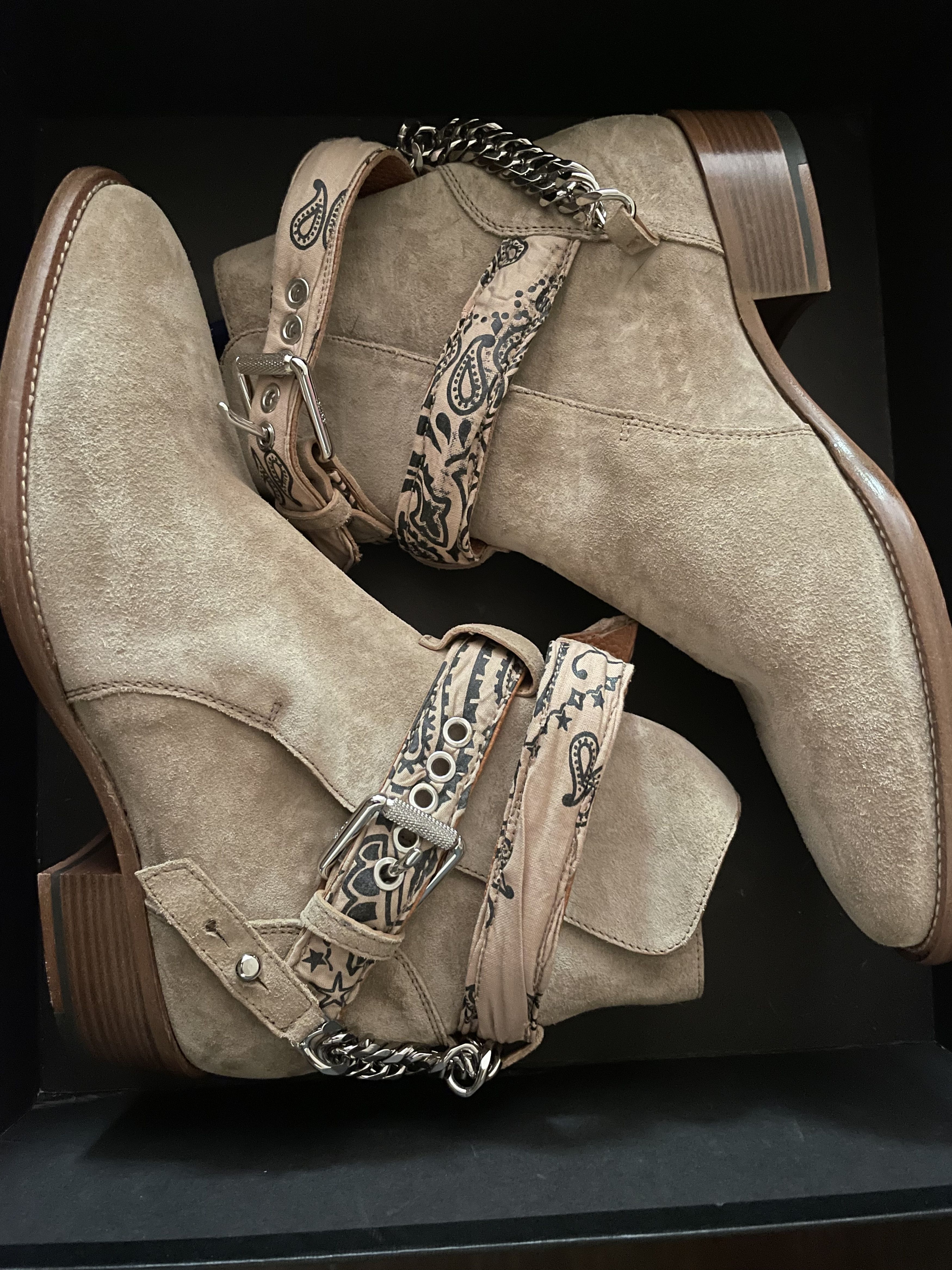 Amiri Bandana Boots | Grailed
