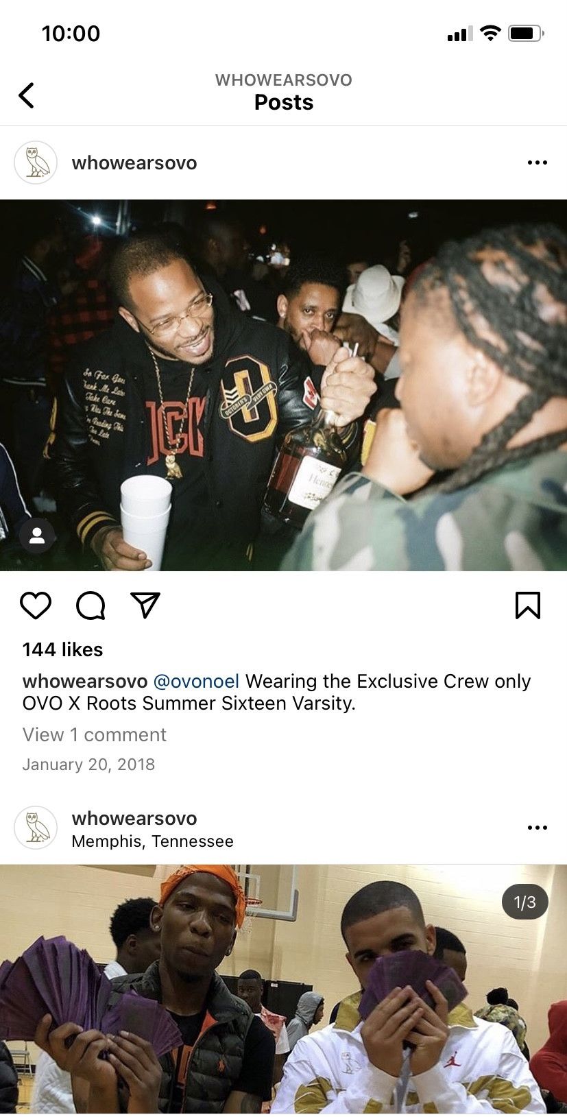 Drake 💥💎F&F💎💥🦉1/8 OVO Roots Revenge Summer Sixteen Varsity Size US M / EU 48-50 / 2 - 9 Thumbnail