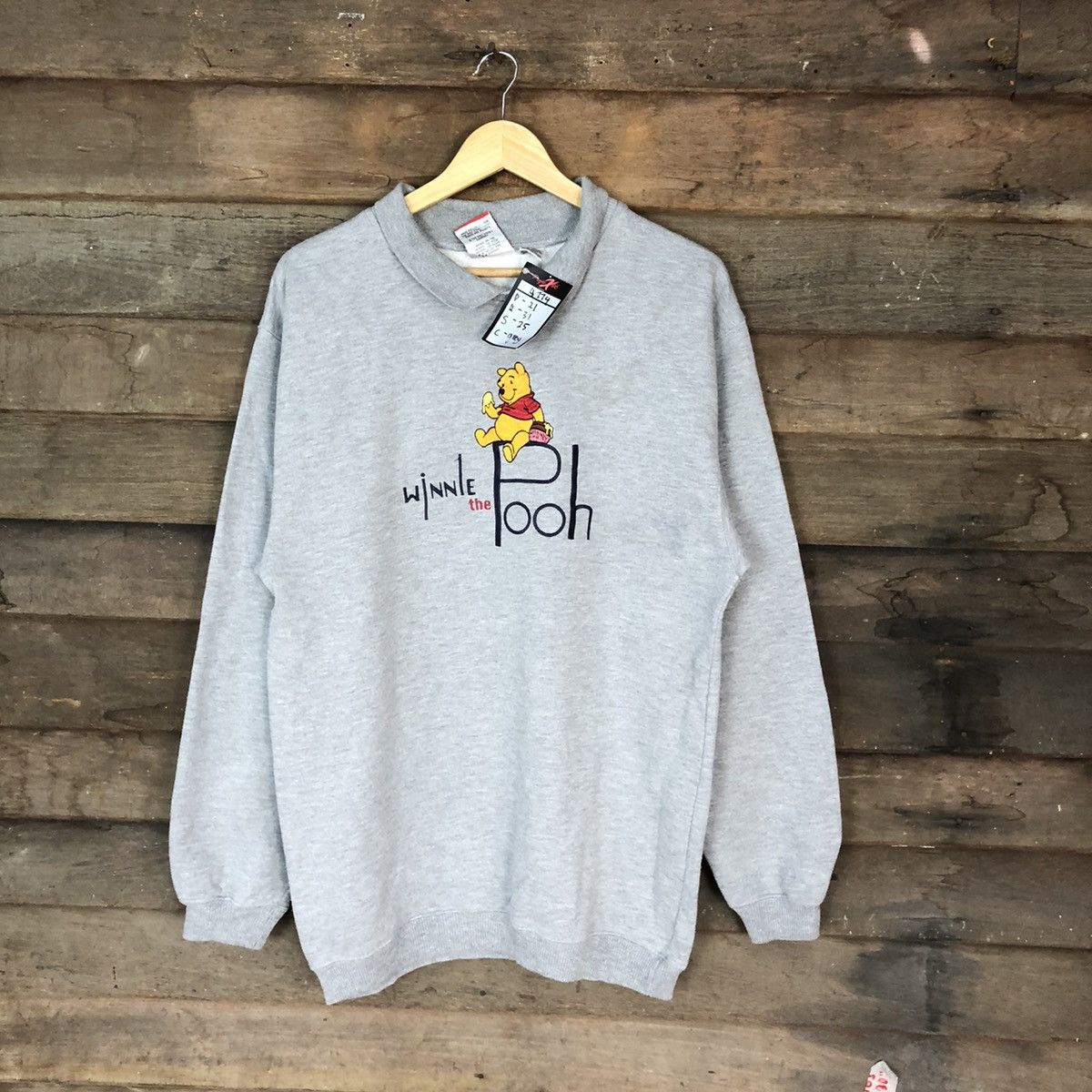 Disney × Mickey Mouse Pooh disney Grey Sweatshirt #4774 Size M / US 6-8 / IT 42-44 - 1 Thumbnail
