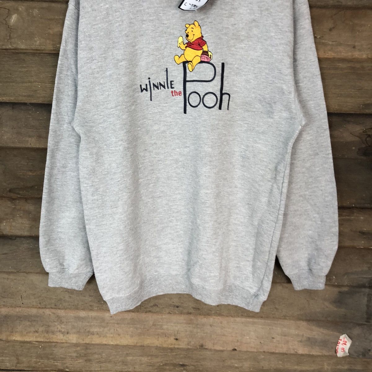Disney × Mickey Mouse Pooh disney Grey Sweatshirt #4774 Size M / US 6-8 / IT 42-44 - 3 Thumbnail