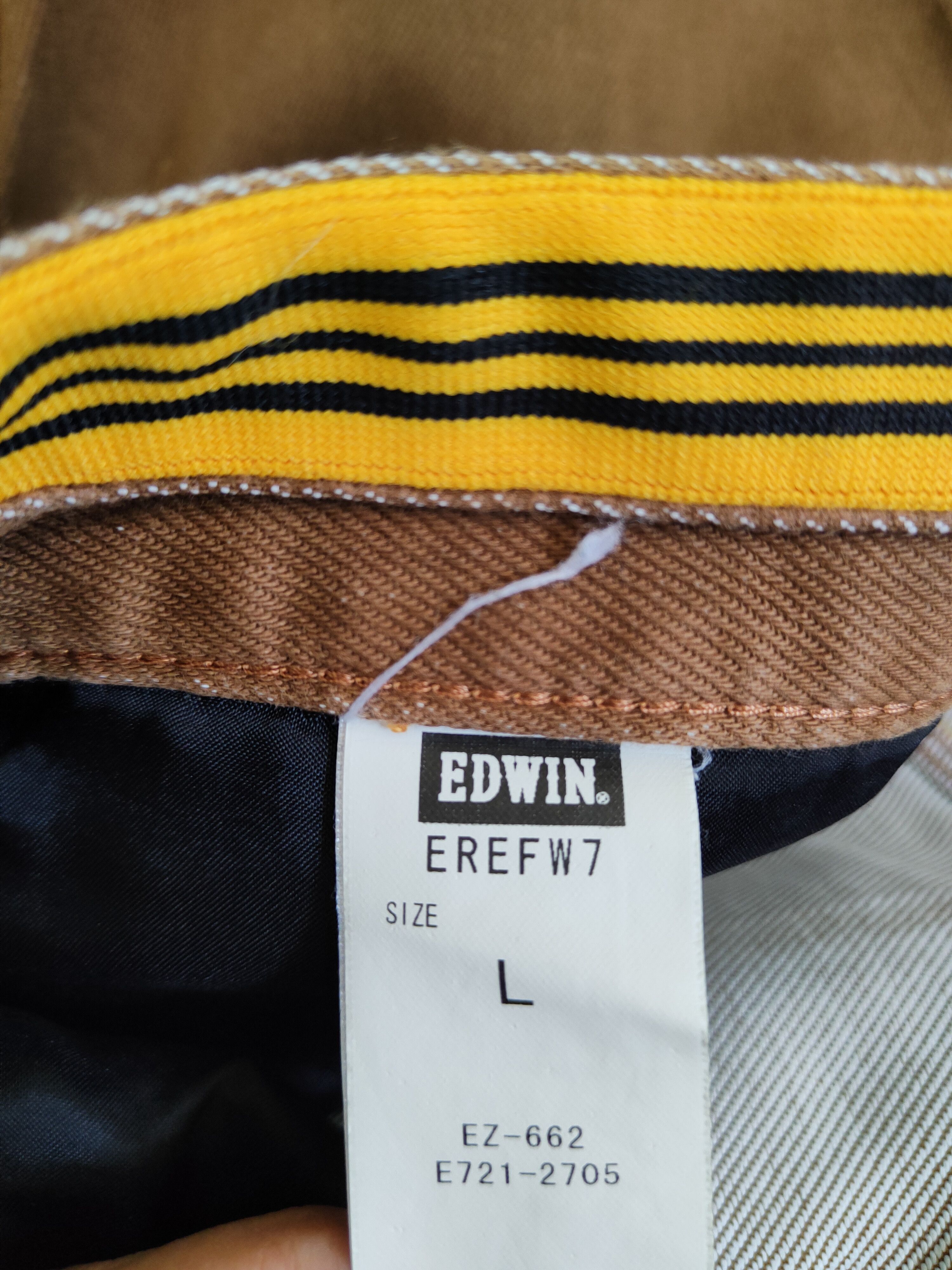 Edwin Edwin Brown Denim jeans Pants #4892 Size US 35 - 15 Thumbnail