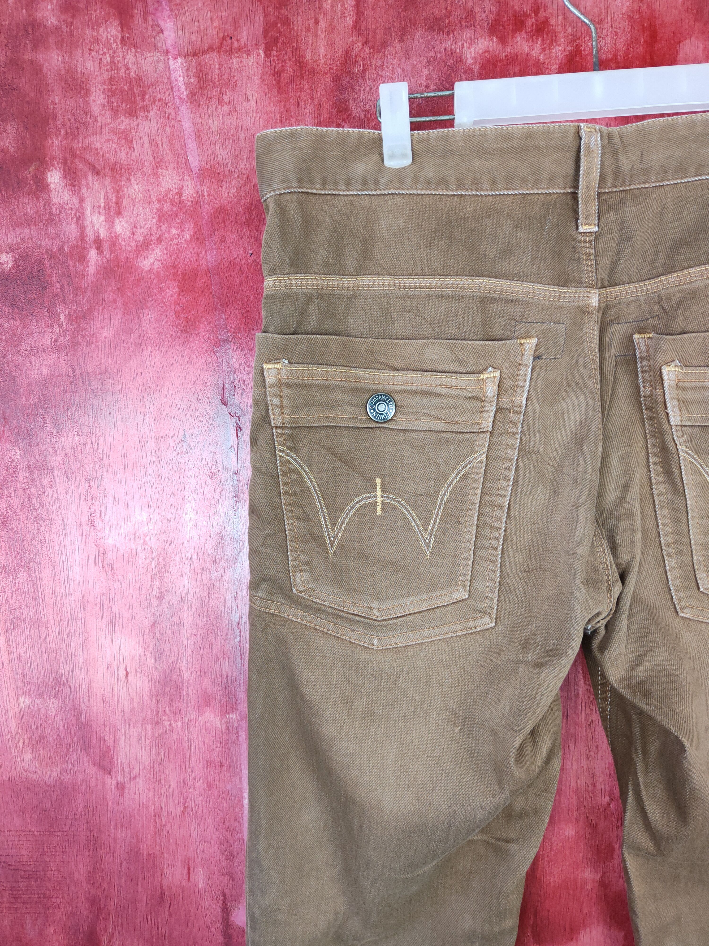 Edwin Edwin Brown Denim jeans Pants #4892 Size US 35 - 9 Thumbnail