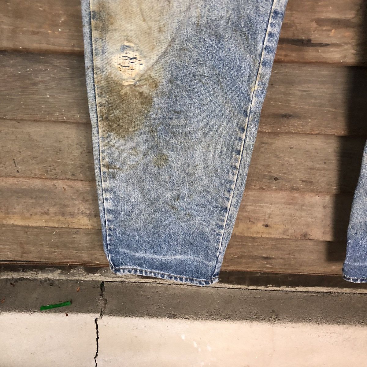 Japanese Brand Superior Three P.A.L blue Distreesed Denim Pants #4658 Size US 29 - 8 Thumbnail