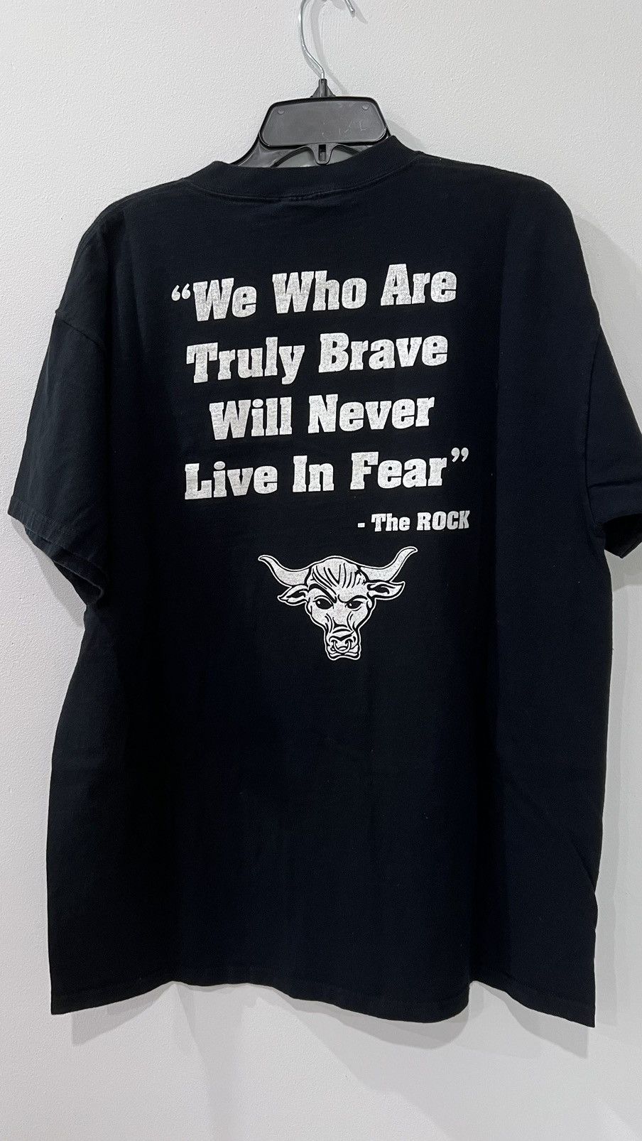 Vintage × WWE × WWF The Rock Just Bring It! TShirt Size XL Fruit of the Loom Tag Size US XL / EU 56 / 4 - 3 Thumbnail
