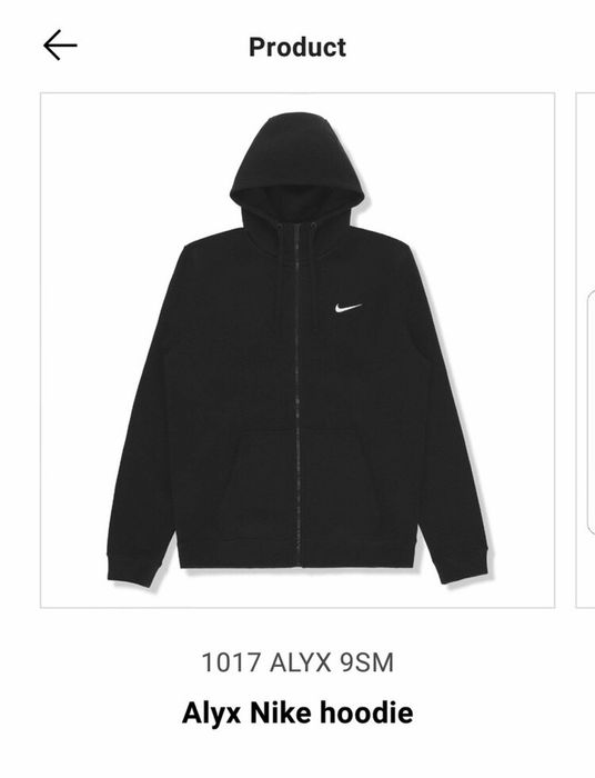 Alyx nike online hoodie