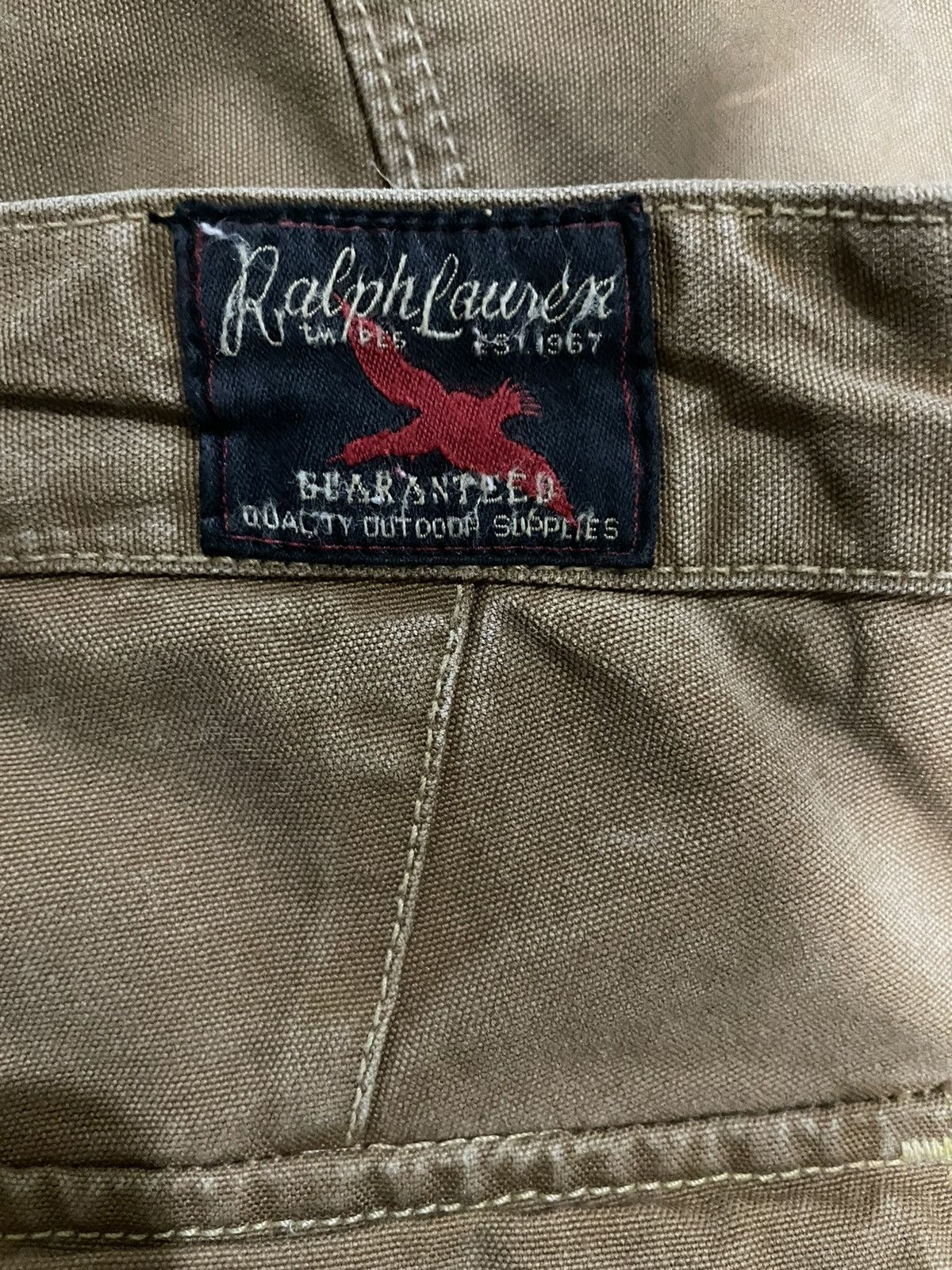 Polo Ralph Lauren Vintage Ralph Lauren Khaki Honeycomb Faded Pants Size US 36 / EU 52 - 21 Thumbnail