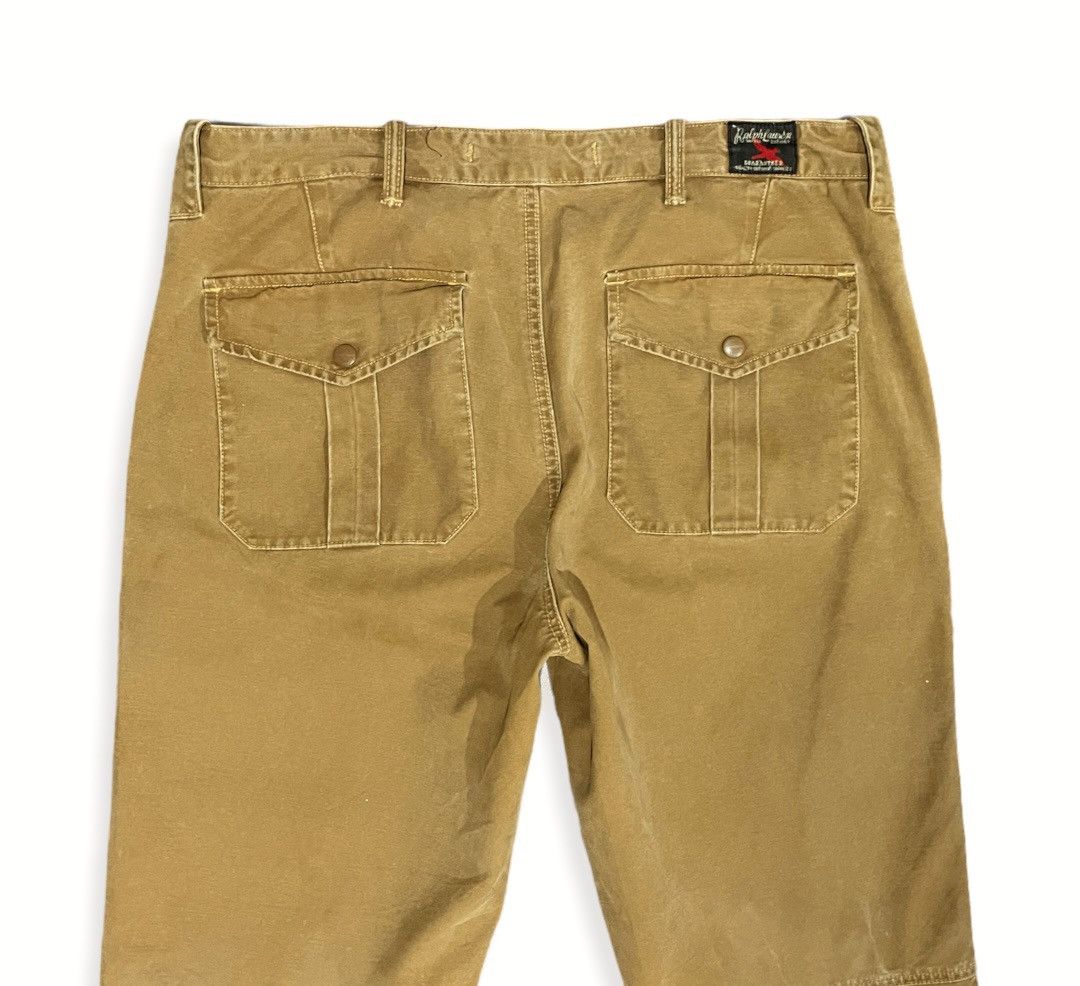 Polo Ralph Lauren Vintage Ralph Lauren Khaki Honeycomb Faded Pants Size US 36 / EU 52 - 10 Thumbnail