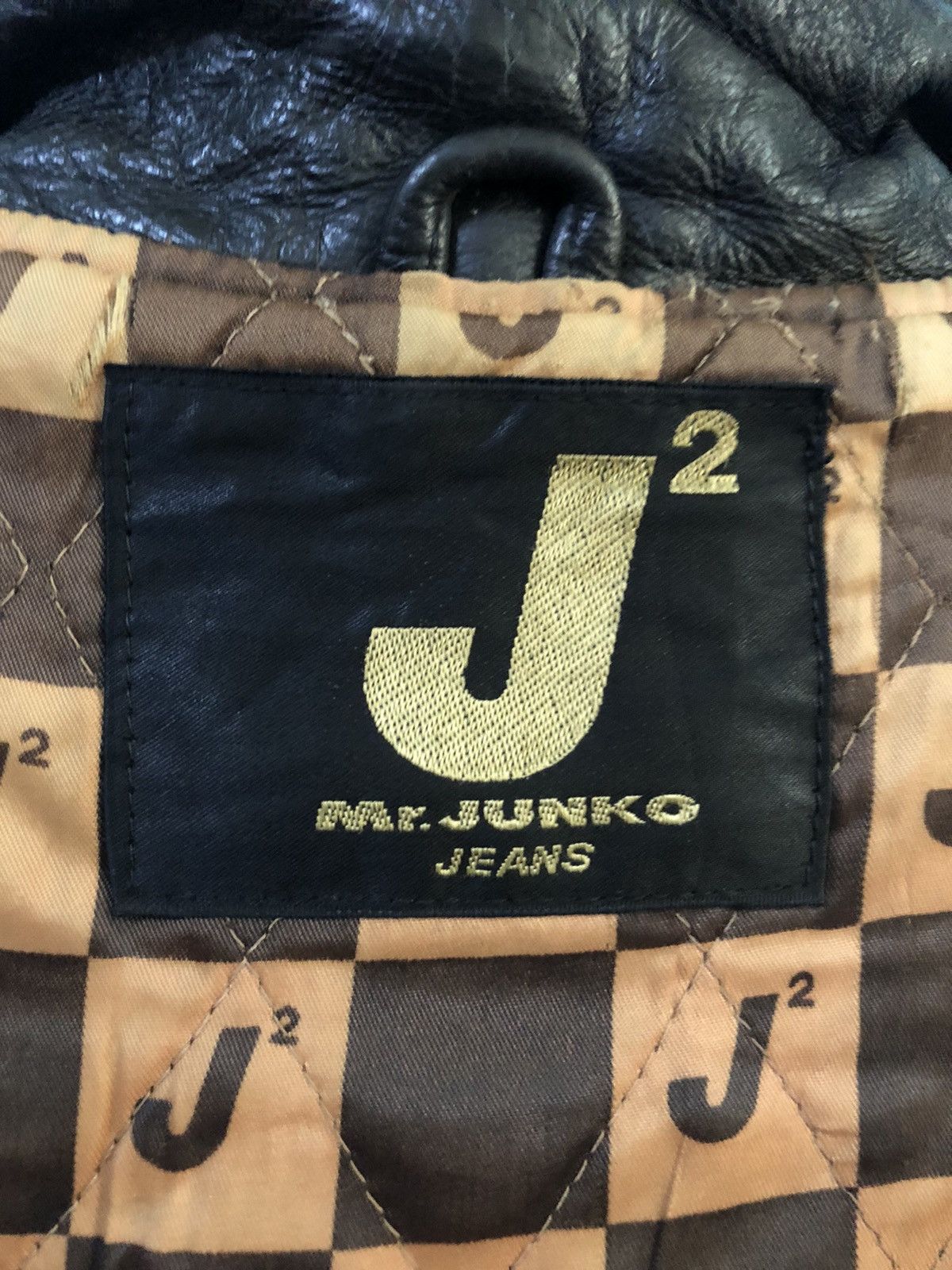 Genuine Leather mr junko letterman reversible #A4 Size US L / EU 52-54 / 3 - 9 Thumbnail