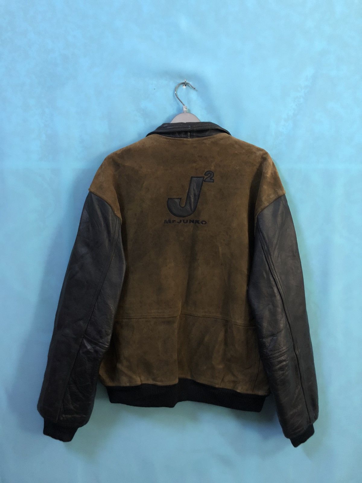 Genuine Leather mr junko letterman reversible #A4 Size US L / EU 52-54 / 3 - 3 Thumbnail