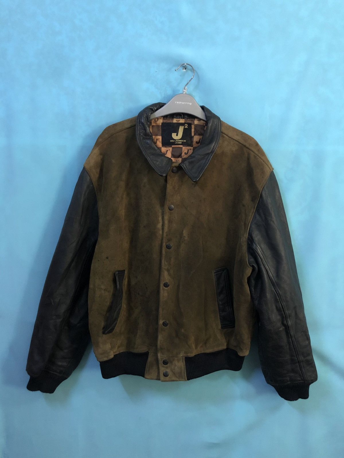 Genuine Leather mr junko letterman reversible #A4 Size US L / EU 52-54 / 3 - 4 Thumbnail
