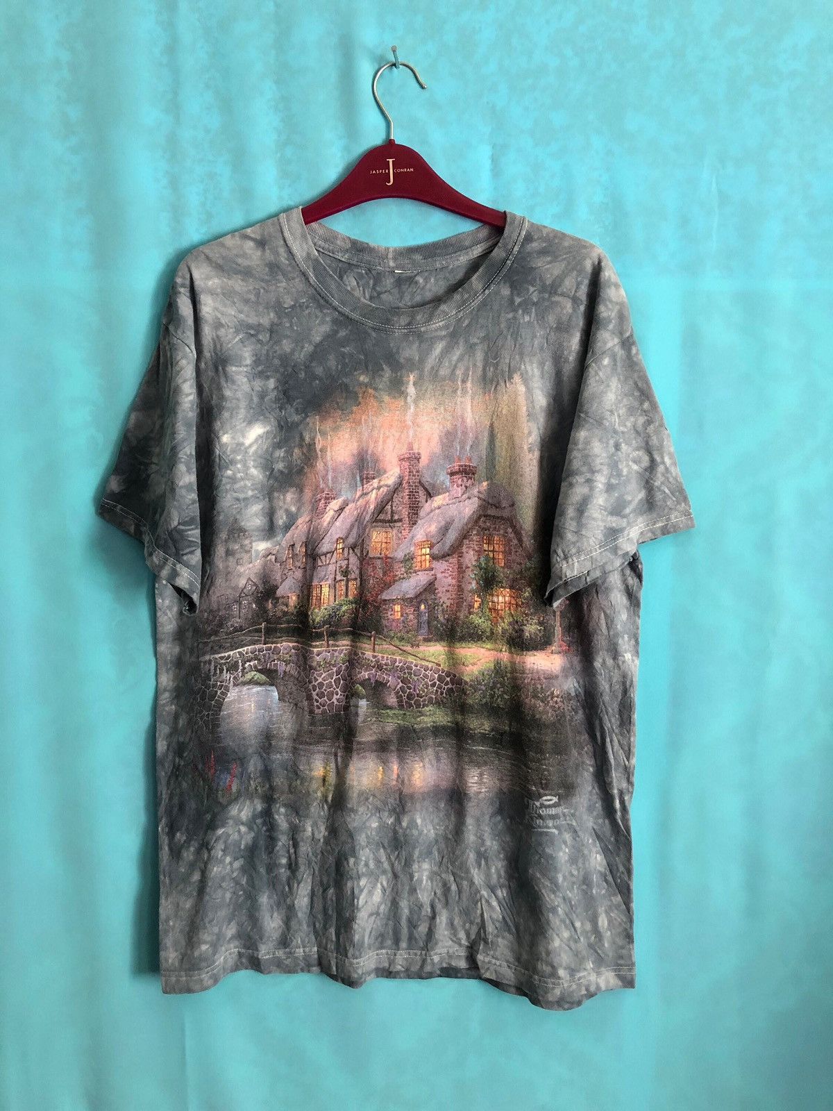 Vintage thomas kinkade bisque nature tye dye #90 Size US L / EU 52-54 / 3 - 1 Thumbnail