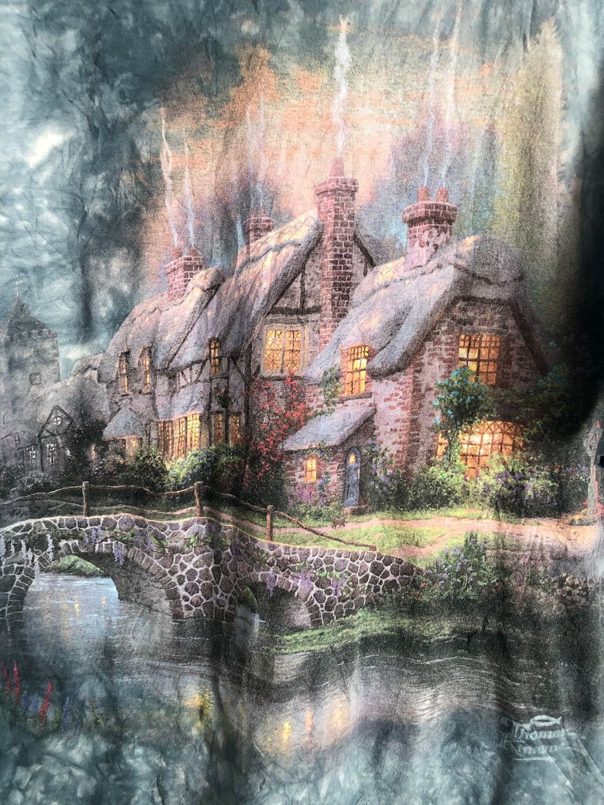 Vintage thomas kinkade bisque nature tye dye #90 Size US L / EU 52-54 / 3 - 6 Thumbnail