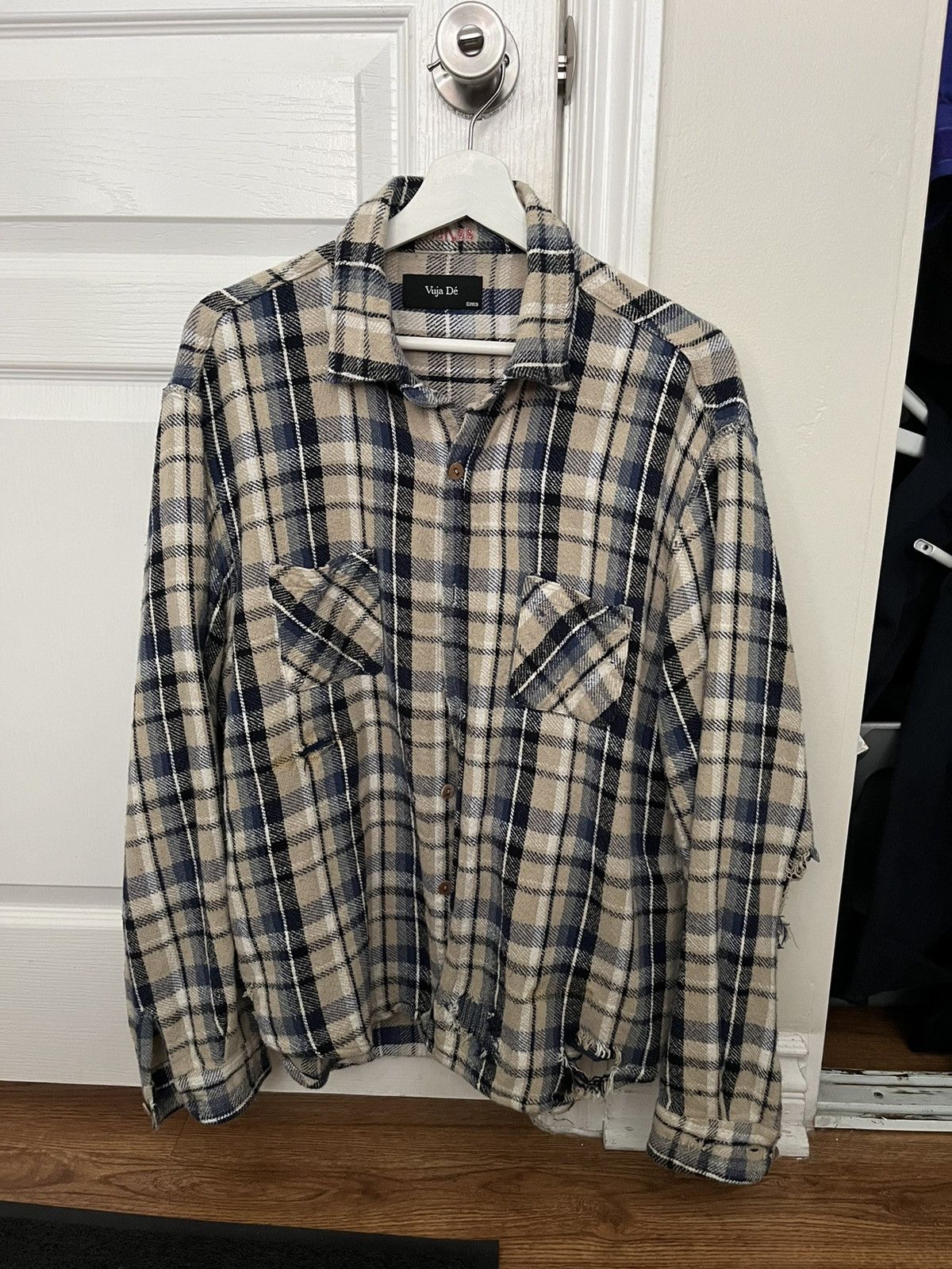 トップス vujade ROSS CHECK FLANNEL IN CASHMERE L Vuja De Ross Check Flannel in Cashmere & Cotton | Grailed