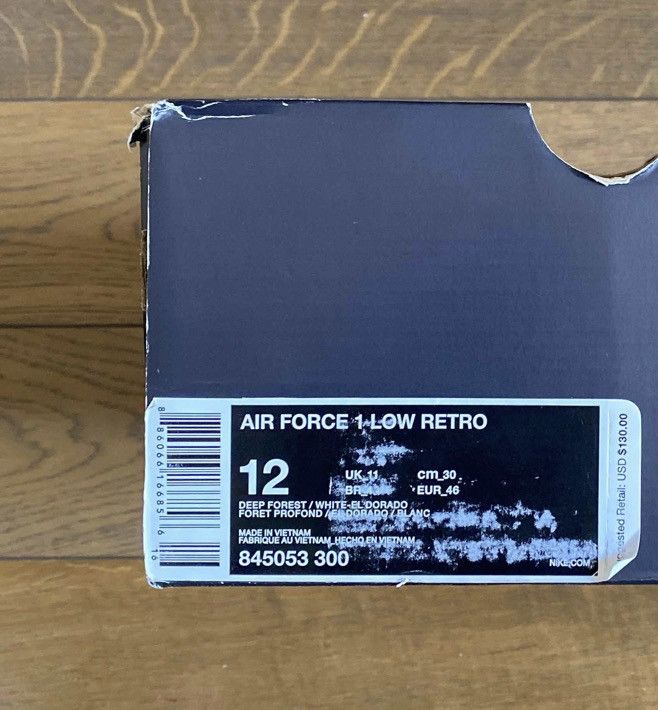 Nike Air Force 1 Low Retro 2018 Hong Kong Size 12 Size US 12 / EU 45 - 6 Thumbnail
