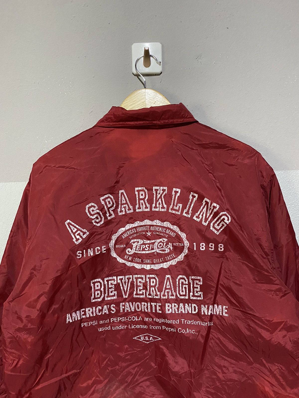 Coca Cola × Pepsi × Vintage 🔥SALE🔥VINTAGE PEPSI COLA NYLON COACH JACKET Size US M / EU 48-50 / 2 - 4 Thumbnail