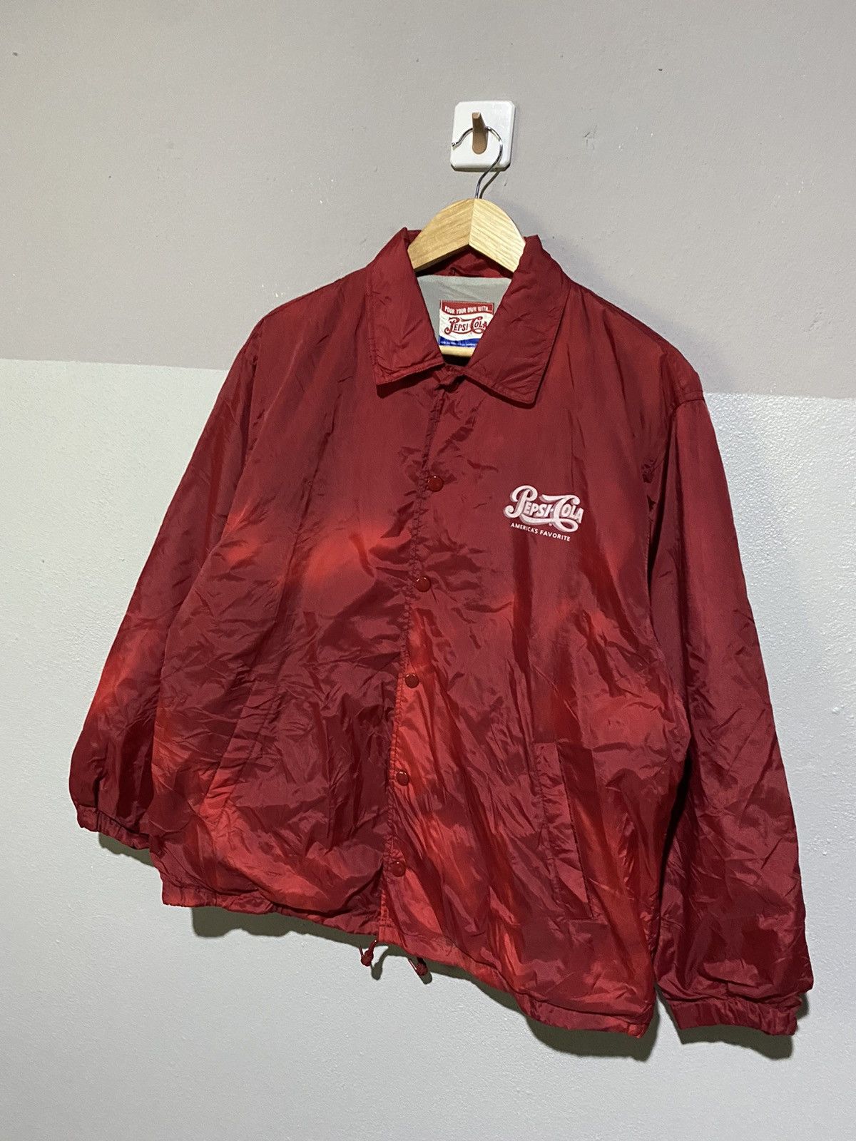 Coca Cola × Pepsi × Vintage 🔥SALE🔥VINTAGE PEPSI COLA NYLON COACH JACKET Size US M / EU 48-50 / 2 - 5 Thumbnail