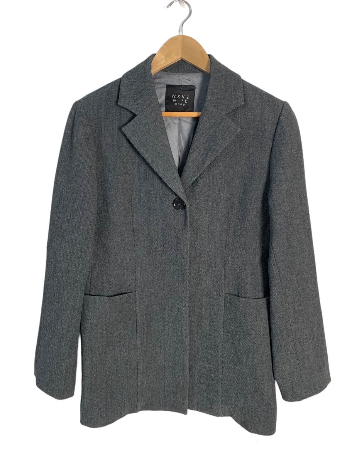 image of Wxyz Workshop Yohji Yamamoto Jacket in Dark Gray, Women's (Size Small)