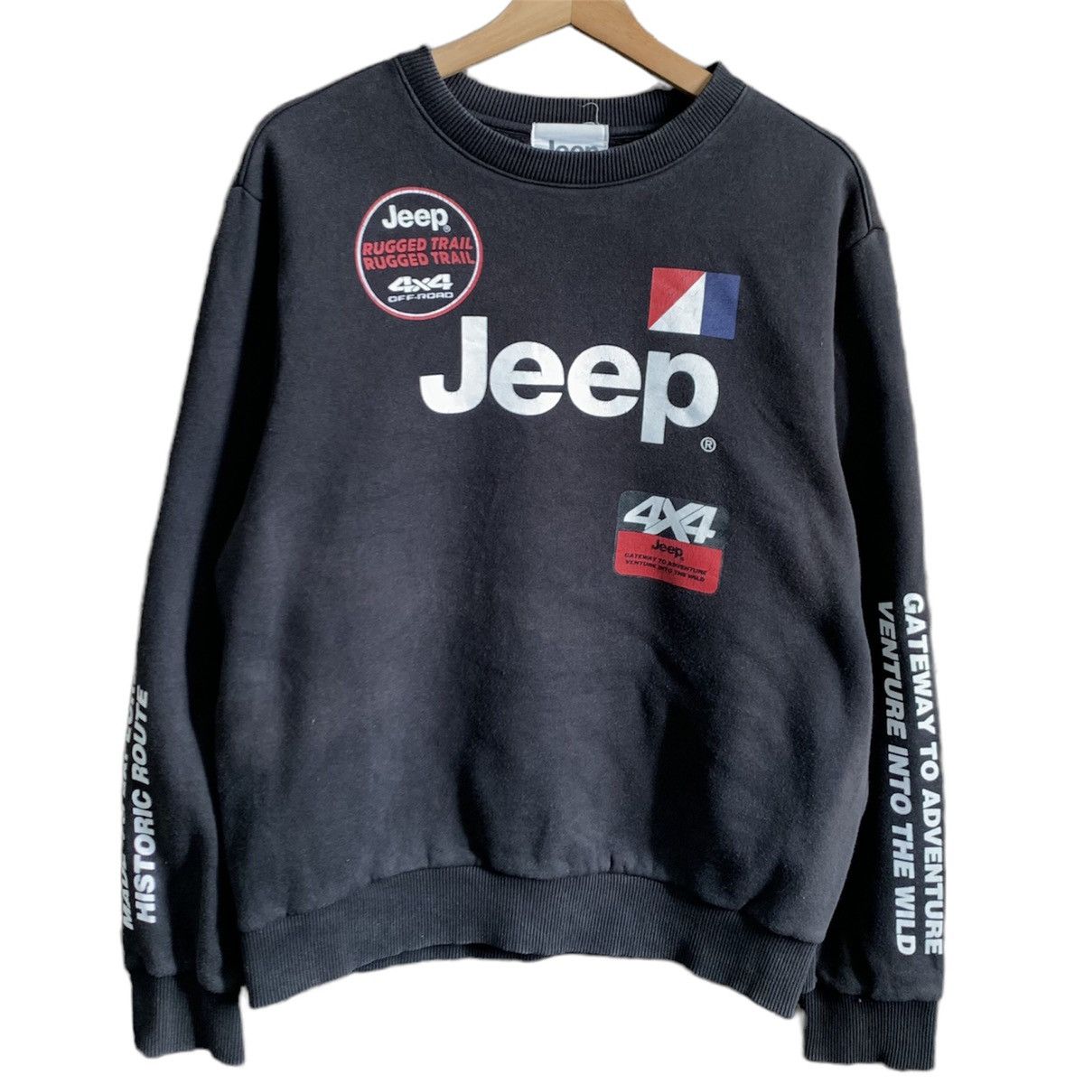 Jeep Vintage Jeep 4x4 Sunfaded Sweatshirt Size US L / EU 52-54 / 3 - 1 Thumbnail