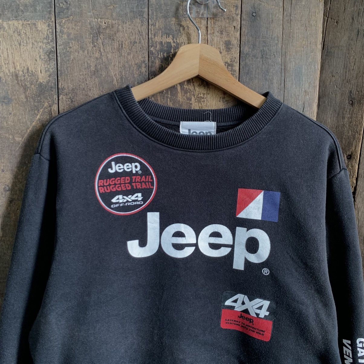 Jeep Vintage Jeep 4x4 Sunfaded Sweatshirt Size US L / EU 52-54 / 3 - 2 Thumbnail