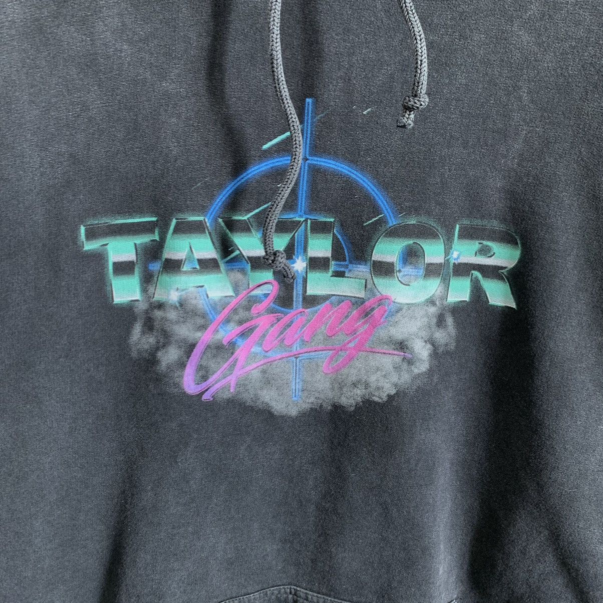 Jet Life Apparel × Rap Tees × Wiz Khalifa Vintage Rap Tees Taylor Gang Sunfaded Hoodie Size US XL / EU 56 / 4 - 3 Thumbnail