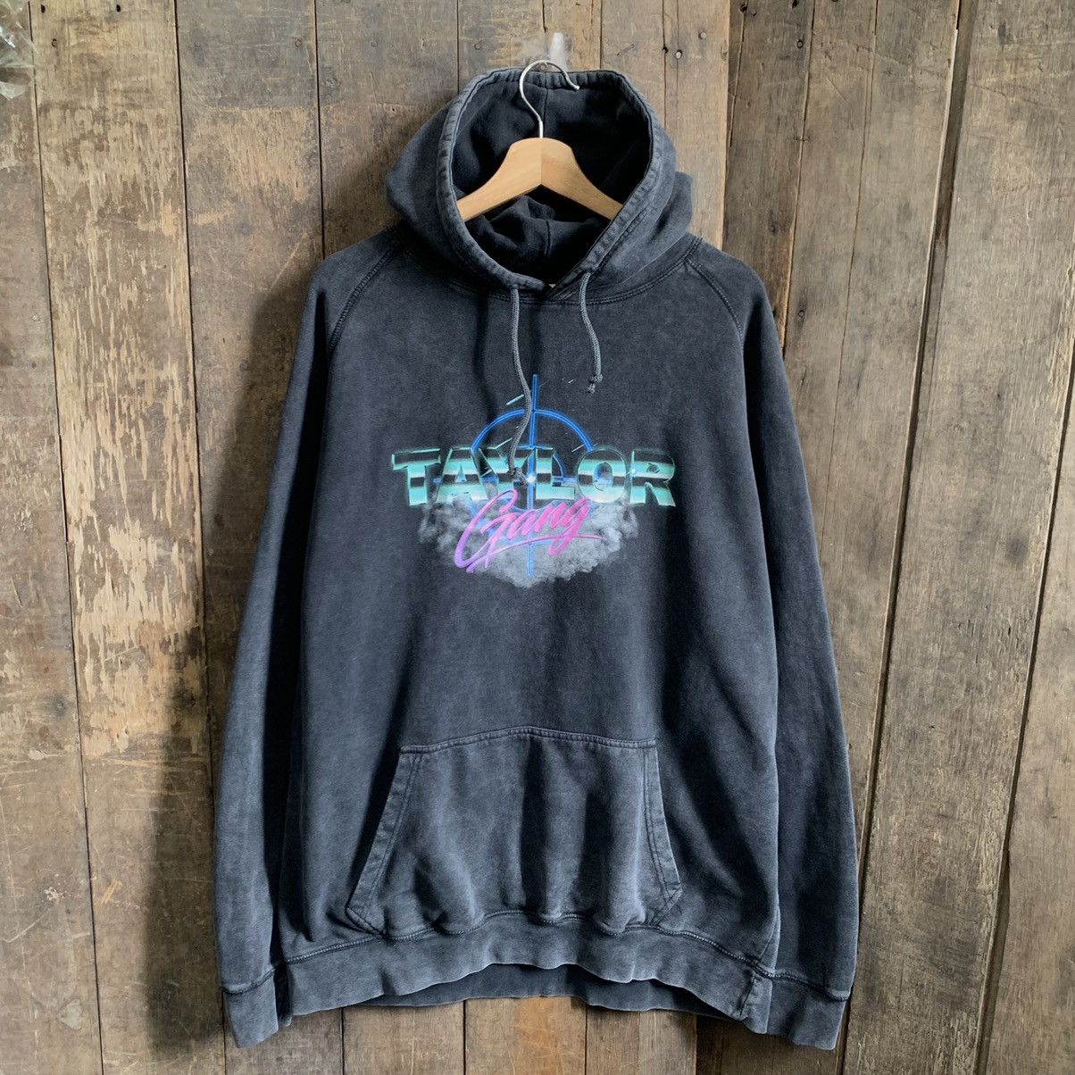 Jet Life Apparel × Rap Tees × Wiz Khalifa Vintage Rap Tees Taylor Gang Sunfaded Hoodie Size US XL / EU 56 / 4 - 8 Thumbnail