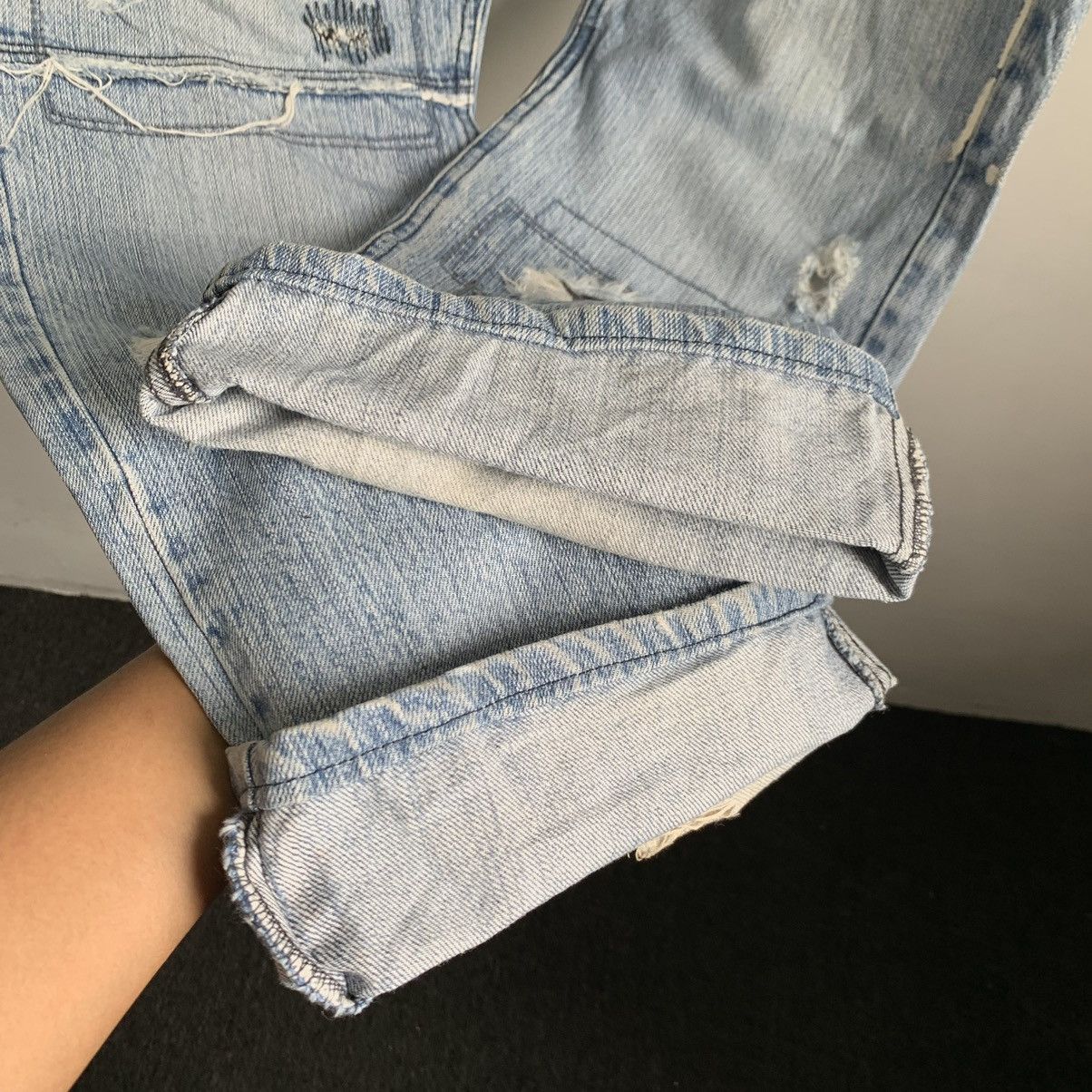 Japanese Brand Rupert Japan Distressed Denim Jeans Mix7 Size US 34 / EU 50 - 9 Thumbnail