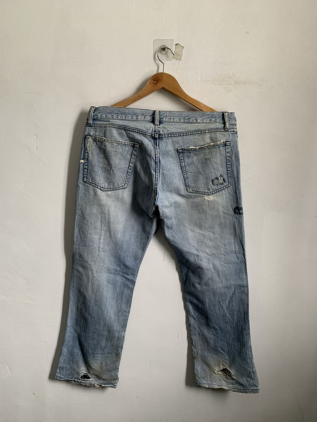 Japanese Brand Rupert Japan Distressed Denim Jeans Mix7 Size US 34 / EU 50 - 2 Thumbnail
