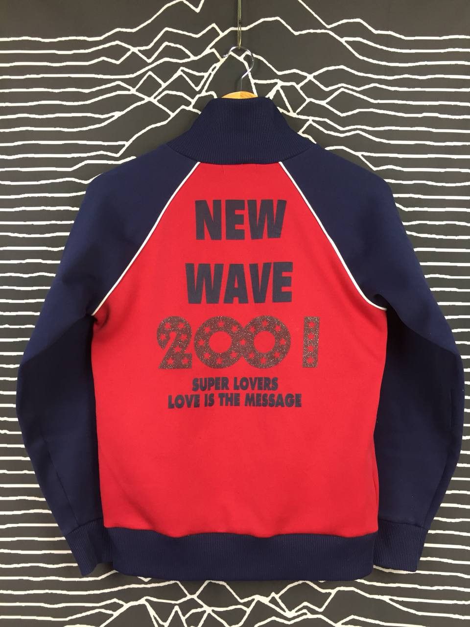 Japanese Brand Vtg Super Lovers Old Skool Love Is The Message Track Jacket Size US S / EU 44-46 / 1 - 2 Thumbnail