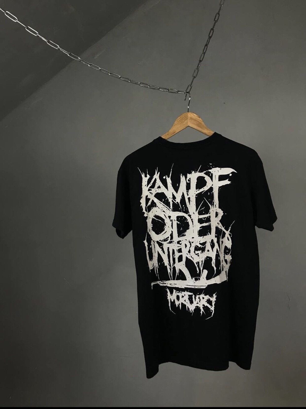 Vintage Mortuary skull skeleton vintage rock tee Size US L / EU 52-54 / 3 - 3 Thumbnail