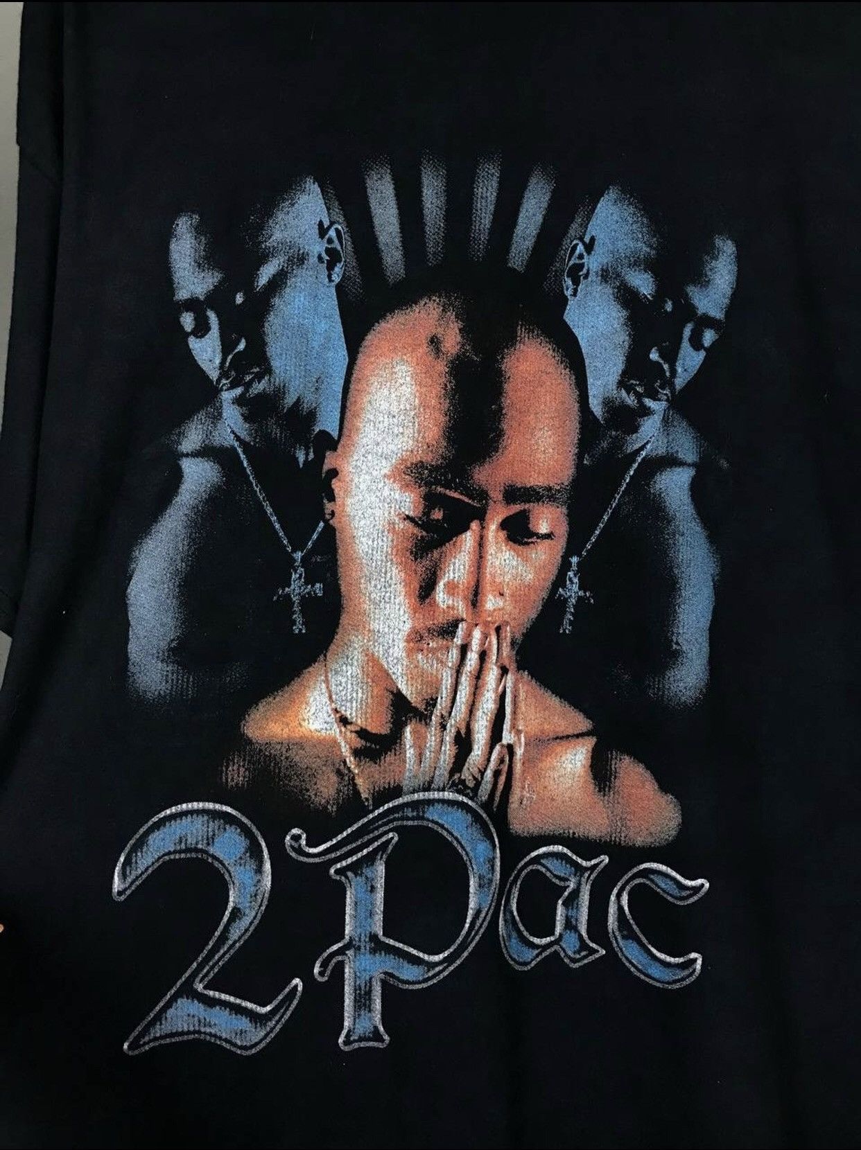 Band Tees 2pac Tupac vintage rap band tee Size US L / EU 52-54 / 3 - 3 Thumbnail