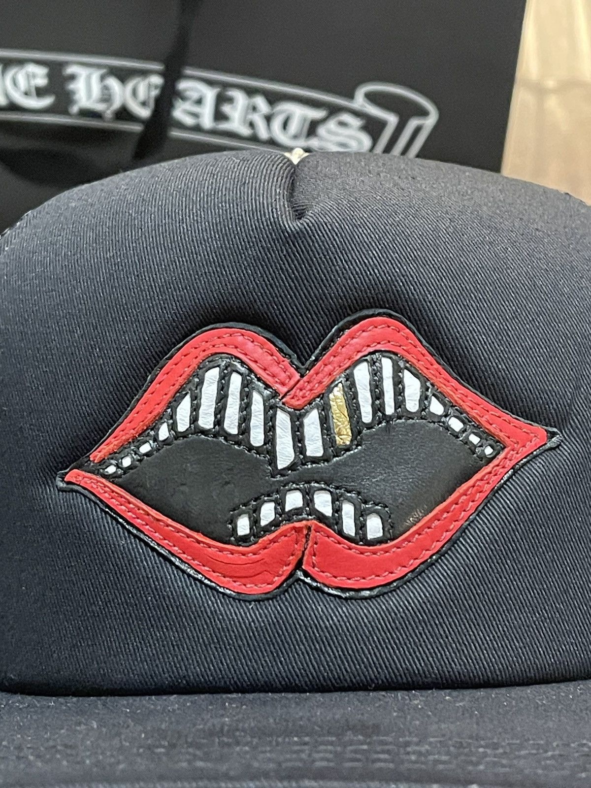Chrome Hearts Chrome Hearts Matty Boy leather chomper hat Size ONE SIZE - 2 Thumbnail